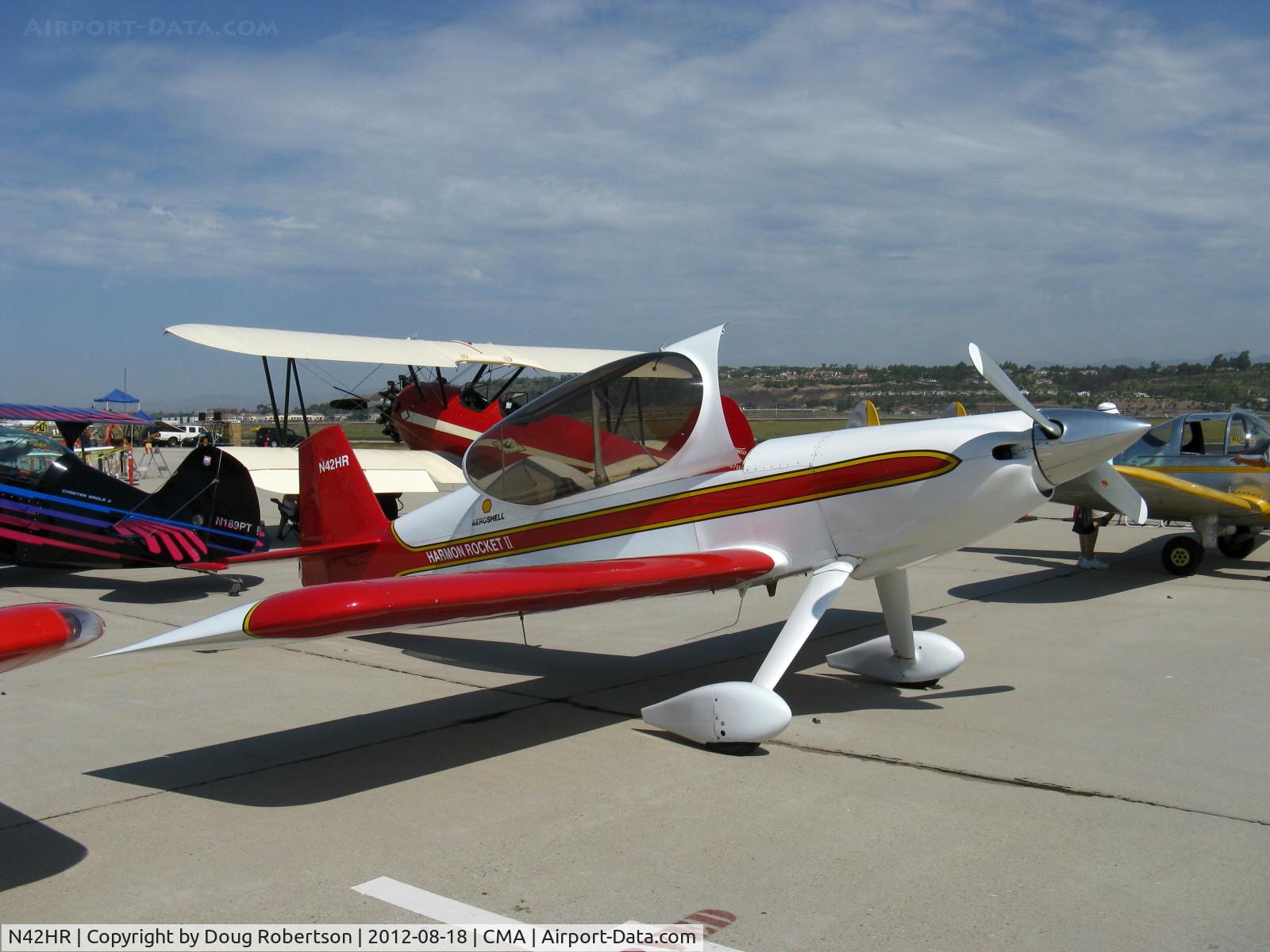 N42HR, 1992 Harmon Rocket II C/N 007, 1992 Harmon HARMON ROCKET II, Lycoming O-540 250 Hp