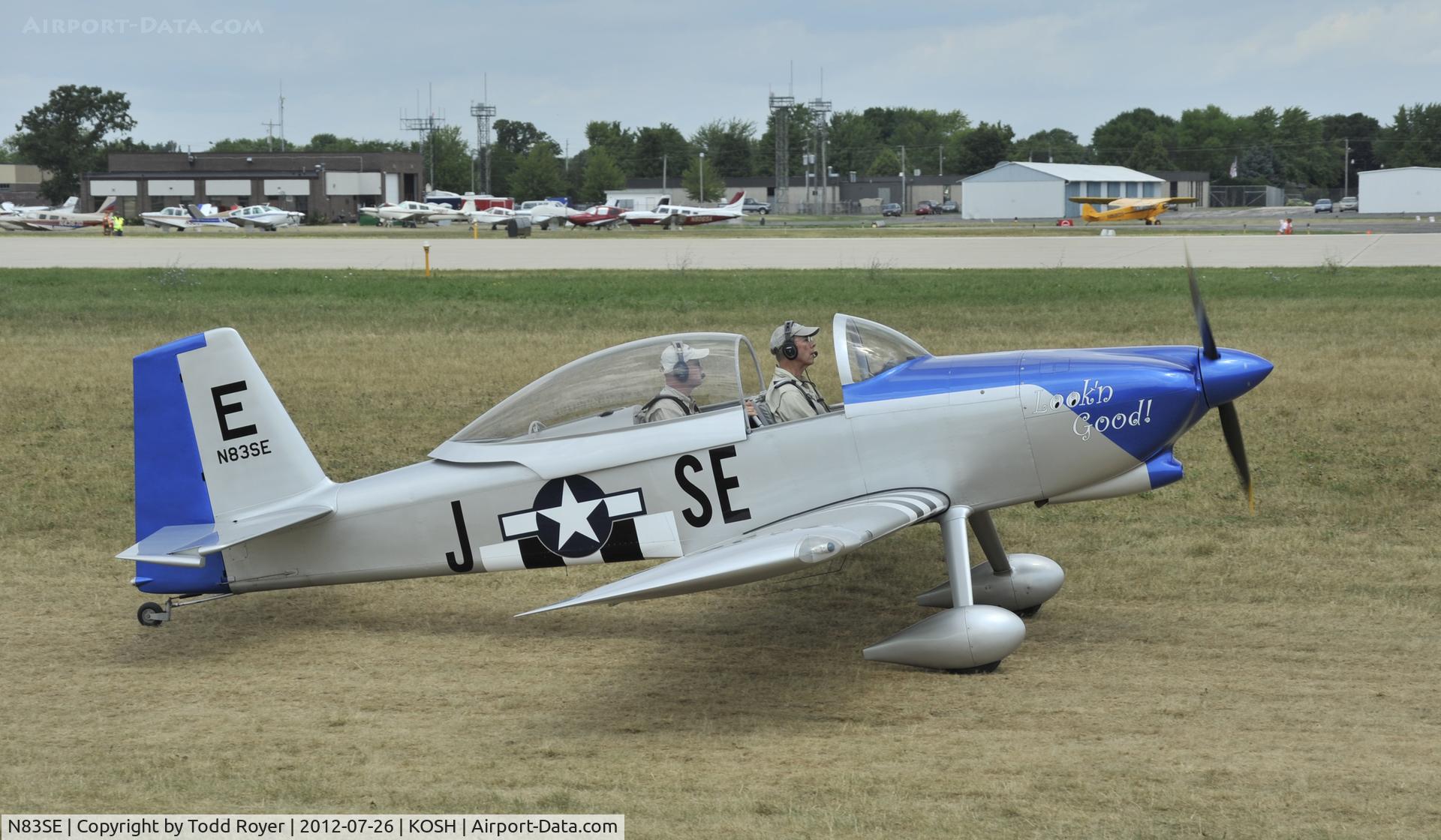 N83SE, 2004 Vans RV-8 C/N 81685, Airventure 2012