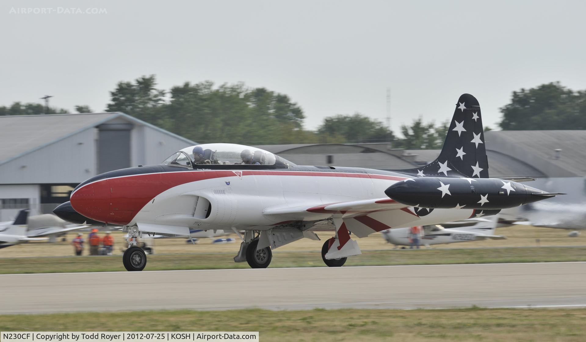N230CF, 1953 Canadair CT-133 Silver Star 3 C/N T33-24, Airventure 2012