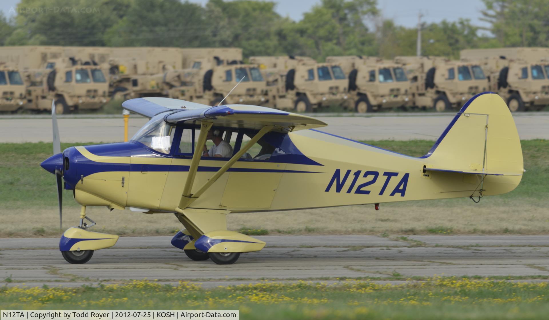 N12TA, 1958 Piper PA-22-160 Tri Pacer C/N 22-6319, Airventure 2012