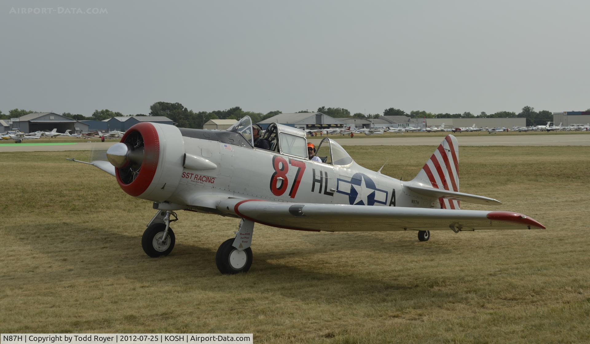 N87H, 1941 North American AT-6D Texan C/N 41-34571, Airventure 2012