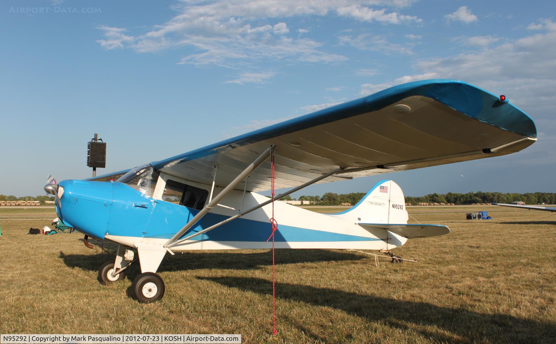 N95292, 1946 Taylorcraft BC12-D C/N 9692, Taylorcraft BC-12-D