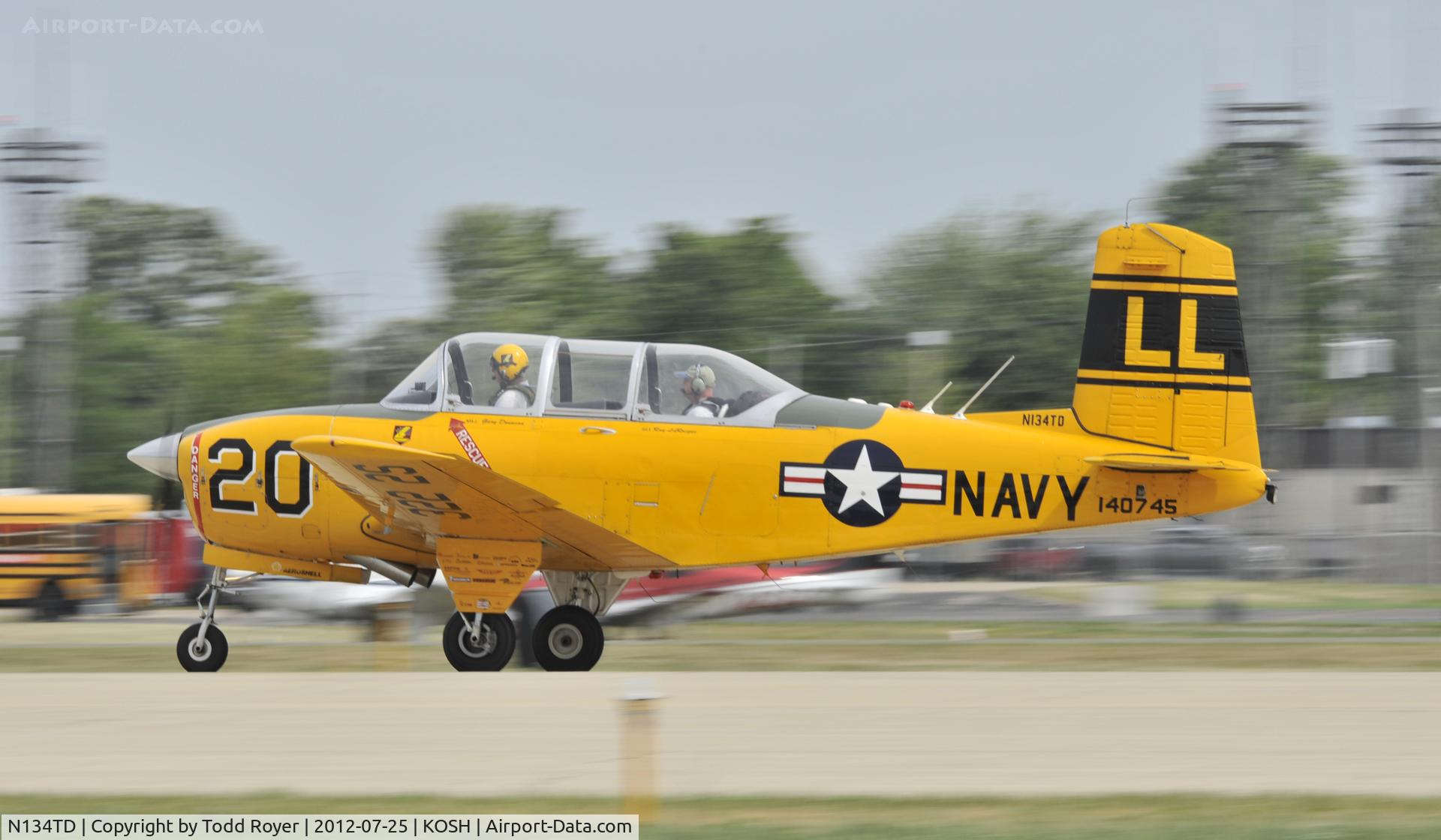 N134TD, Beech T-34B C/N BG-79, Airventure 2012