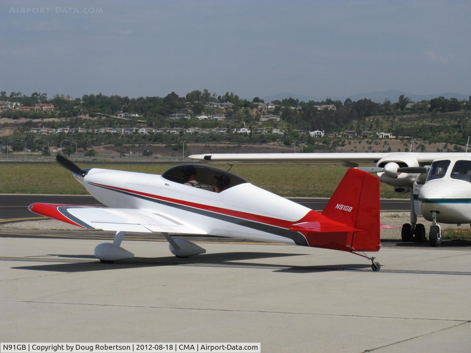 N91GB, Harmon Rocket II C/N 064, 2011 Bettis HARMON ROCKET II, Lycoming O-540 250 Hp, taxi