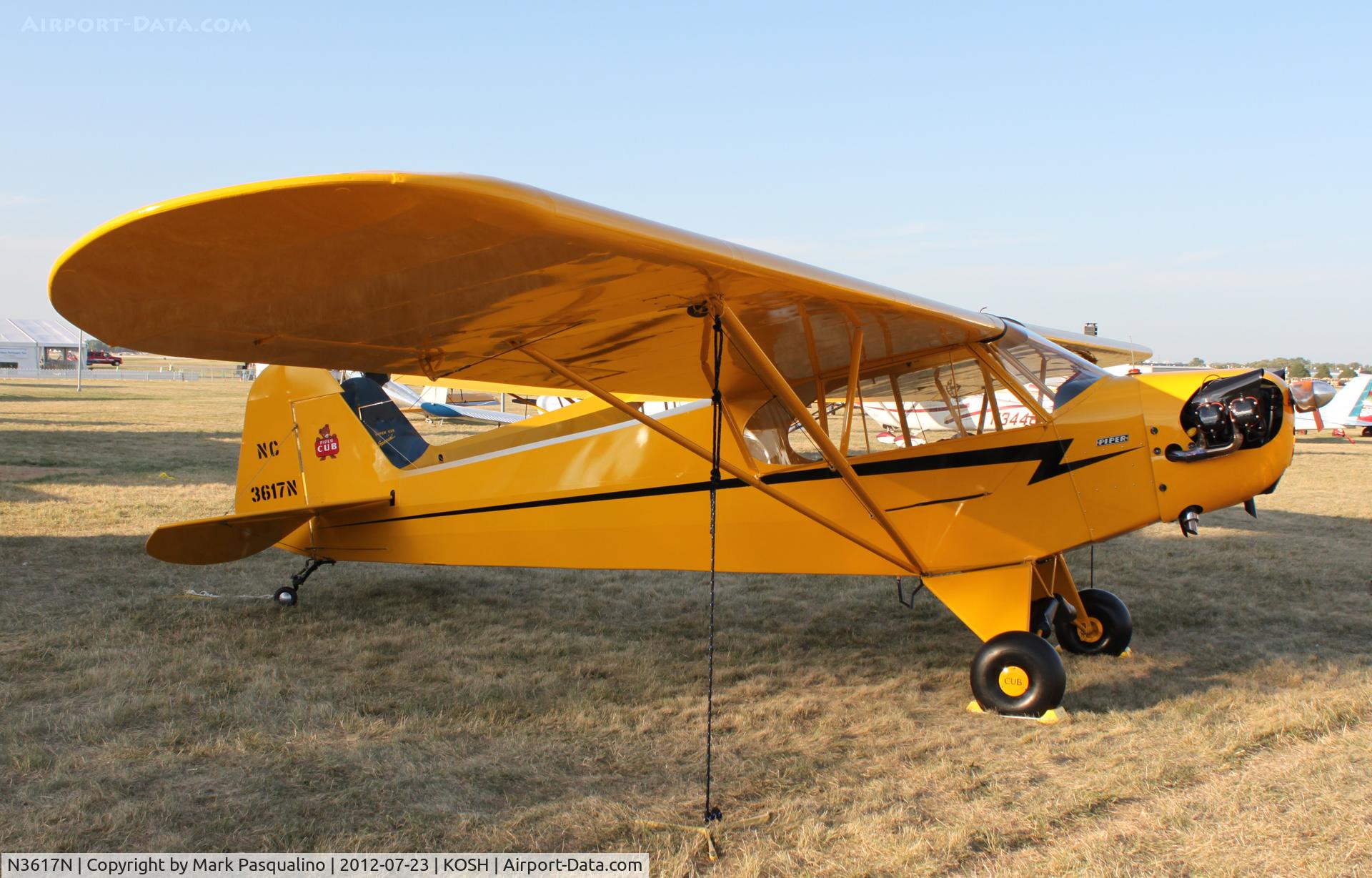 N3617N, 1947 Piper J3C-65 Cub C/N 22865, Piper J3C-65