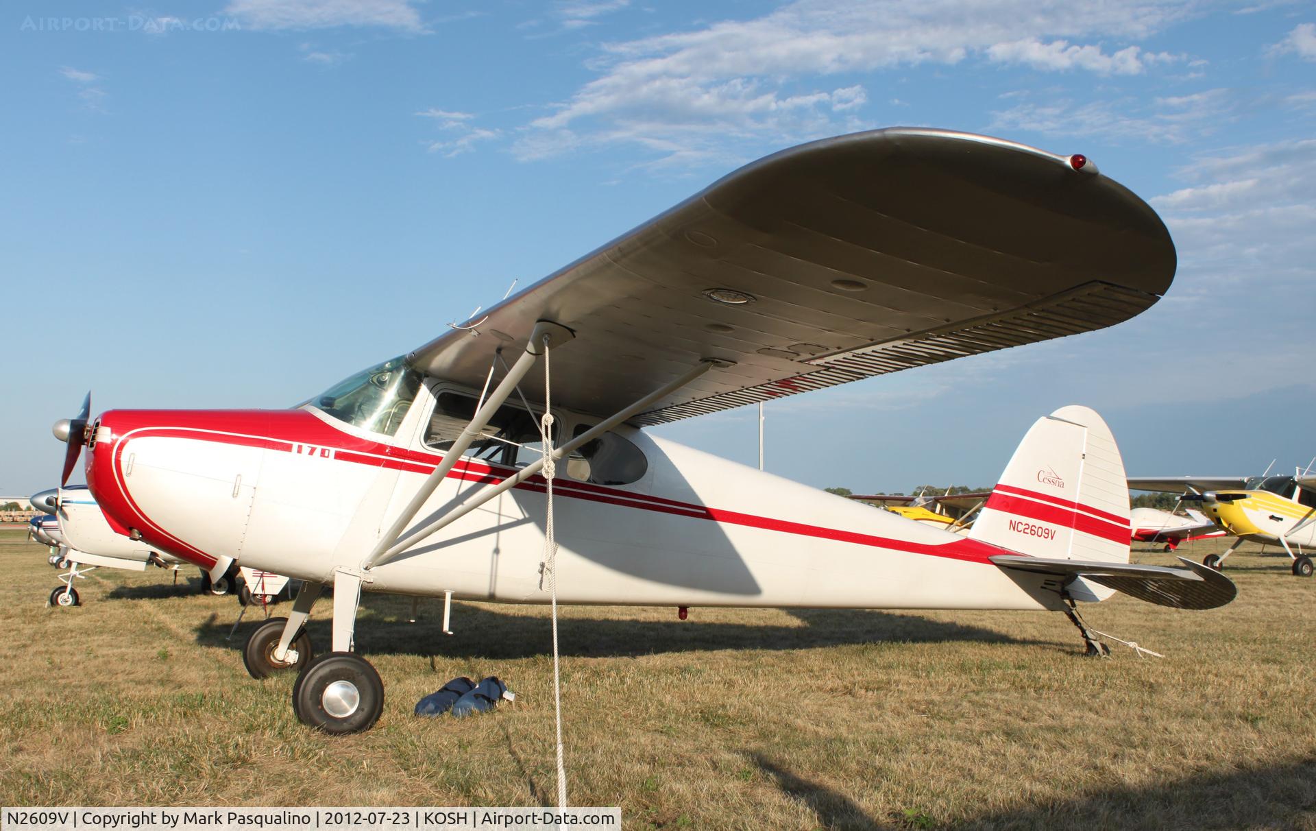 N2609V, 1948 Cessna 170 C/N 18119, Cessna 170