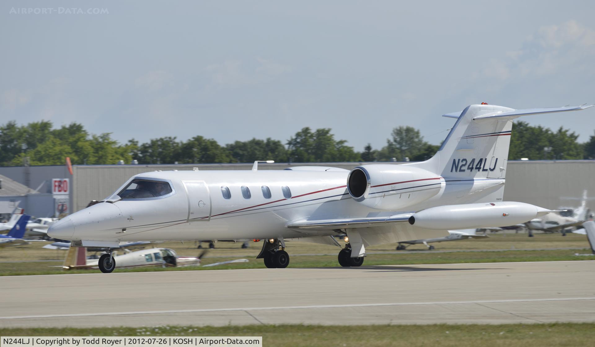 N244LJ, 1979 Gates Learjet 35A C/N 244, Airvenutre 2012