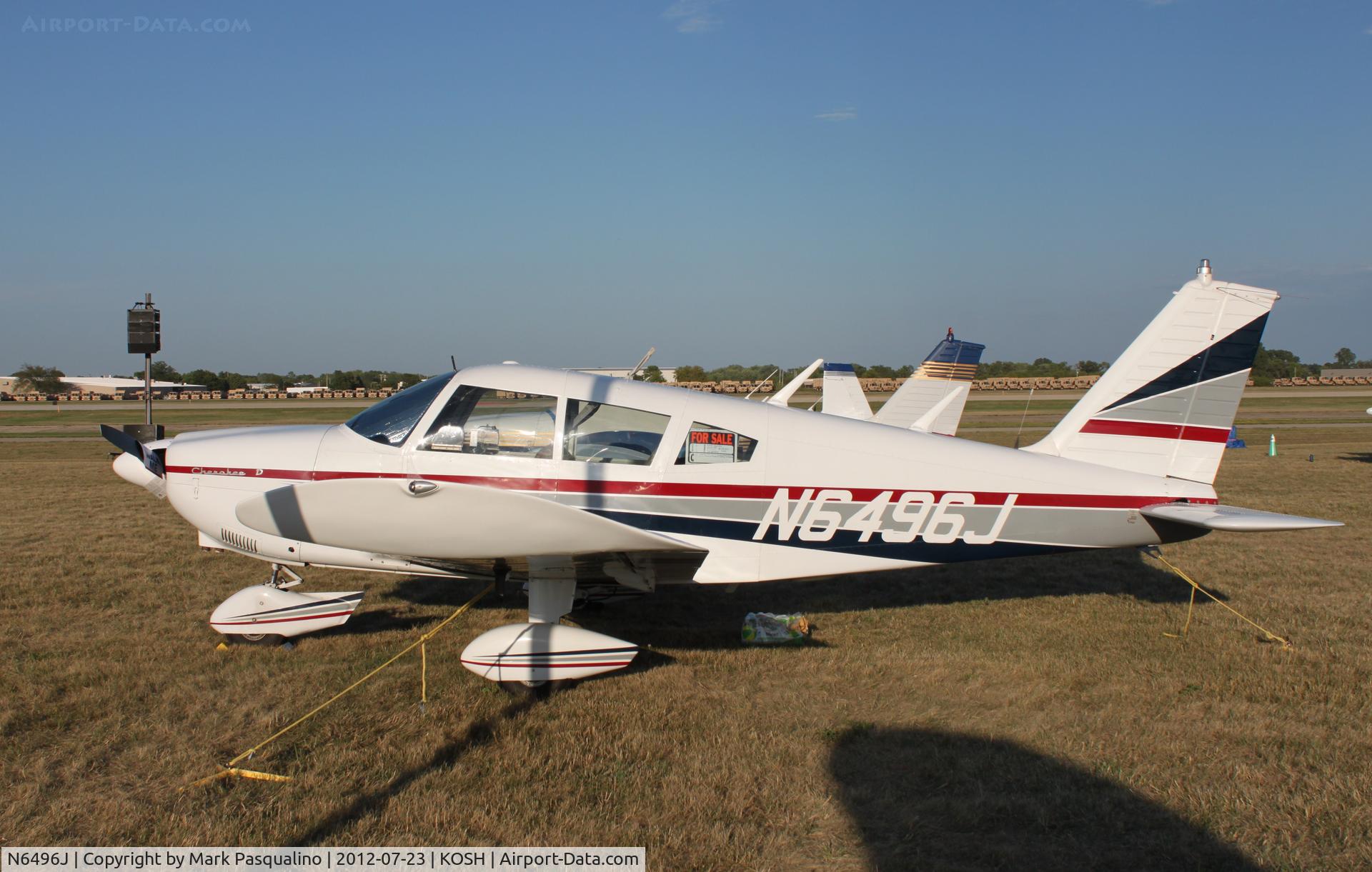 N6496J, 1968 Piper PA-28-180 Cherokee C/N 28-4928, Piper PA-28-180