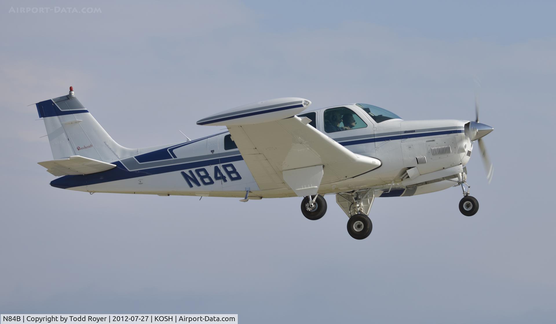 N84B, 1984 Beech A36 Bonanza 36 C/N E-2146, Departing Airventure 2012