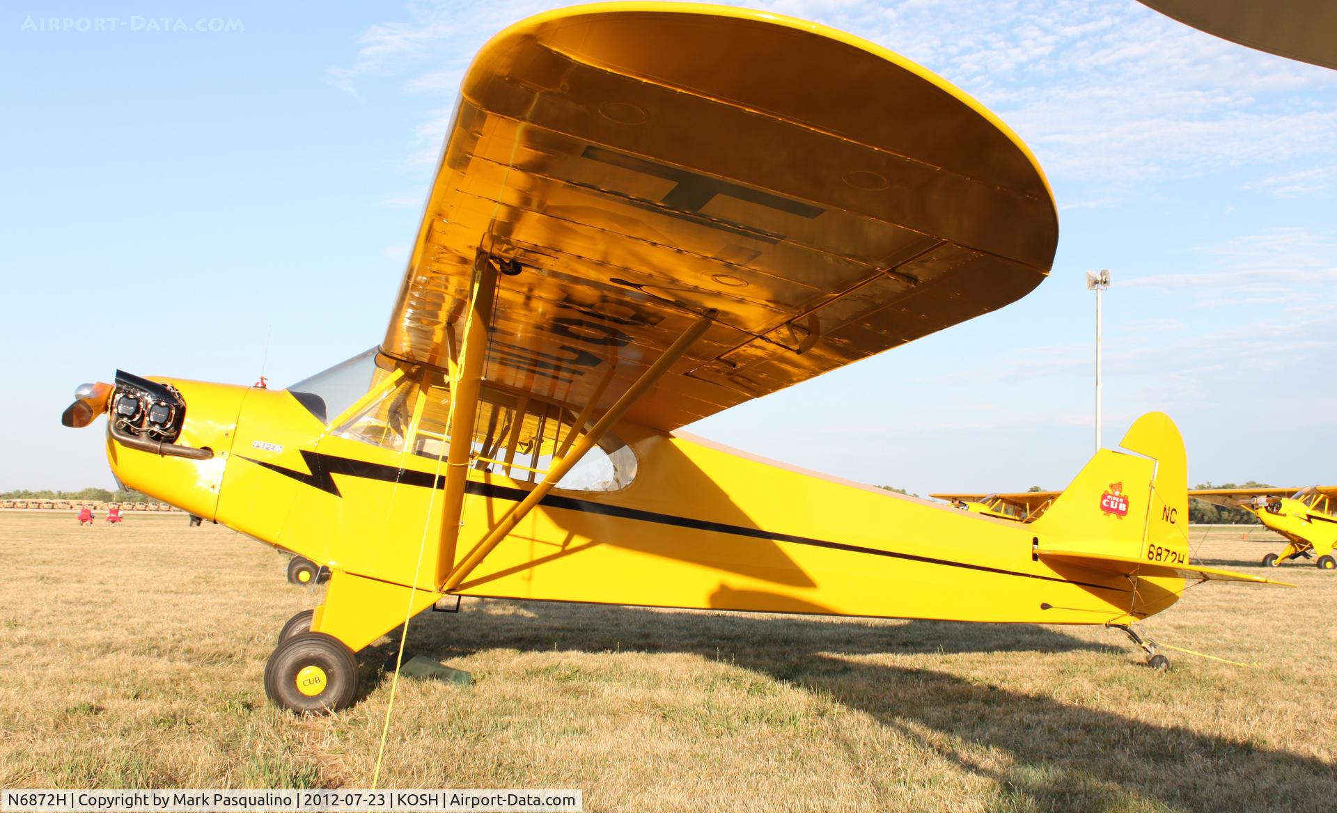 N6872H, 1946 Piper J3C-65 Cub C/N 20089, Piper J3C-65