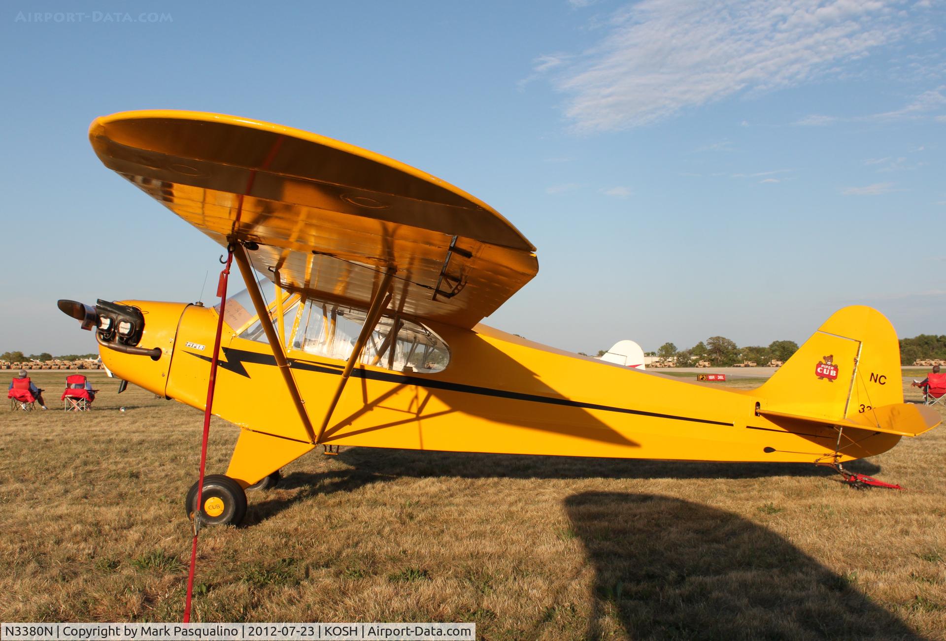 N3380N, 1946 Piper J3C-65 Cub Cub C/N 22580, Piper J3C-65