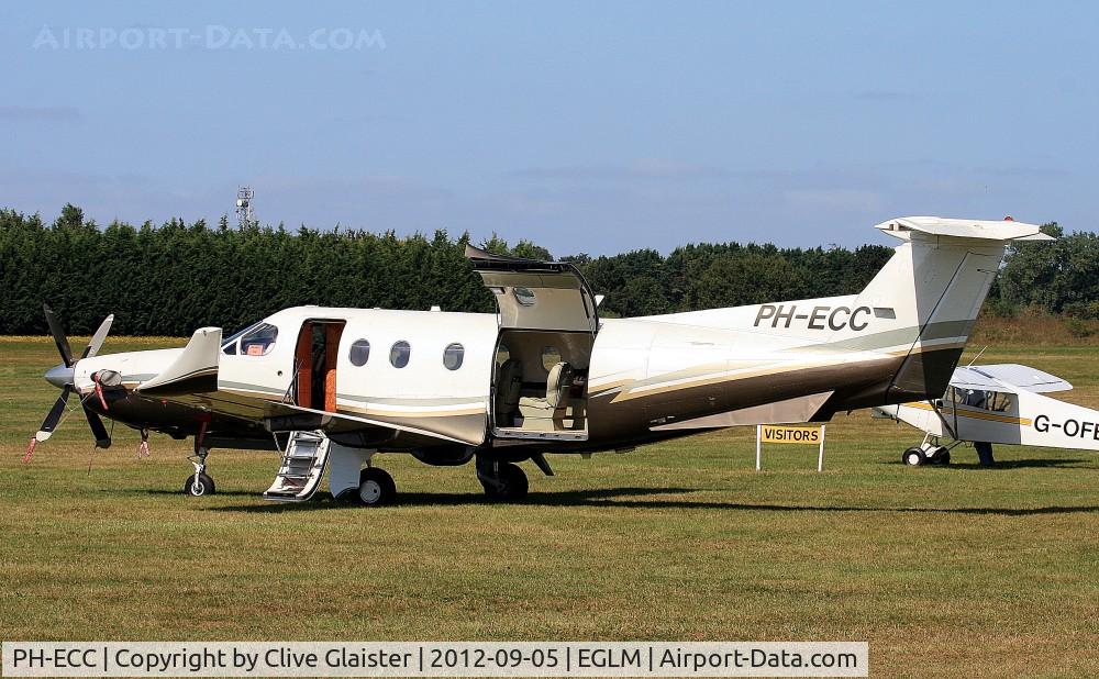 PH-ECC, 1994 Pilatus PC-12/45 C/N 107, Ex: HB-FQD > N62JT > PH-ECC - Originally owned to, Serka Aviation Inc, Wilmington DE in January 1995 as N62JT and currently with, Elas Professional Services Network B.V. since July 2000 as PH-ECC.