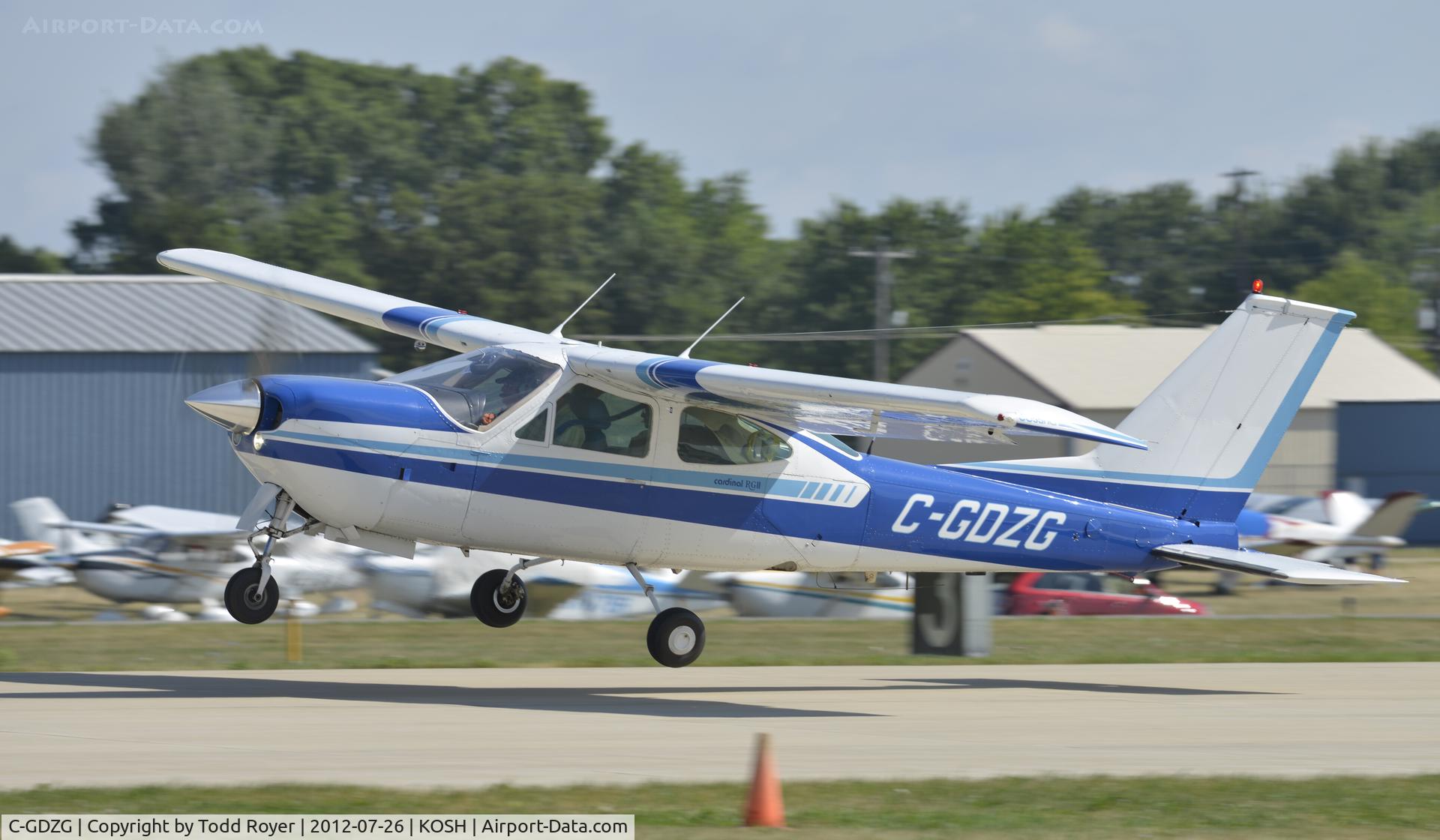 C-GDZG, 1976 Cessna 177RG Cardinal C/N 177RG0836, Airventure 2012
