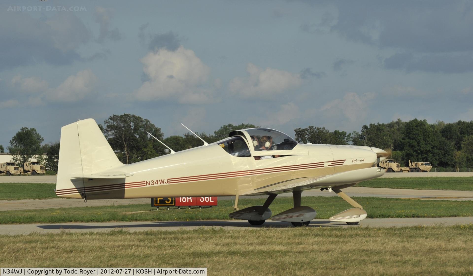 N34WJ, 1994 Vans RV-6A C/N 20493, Airventure 2012