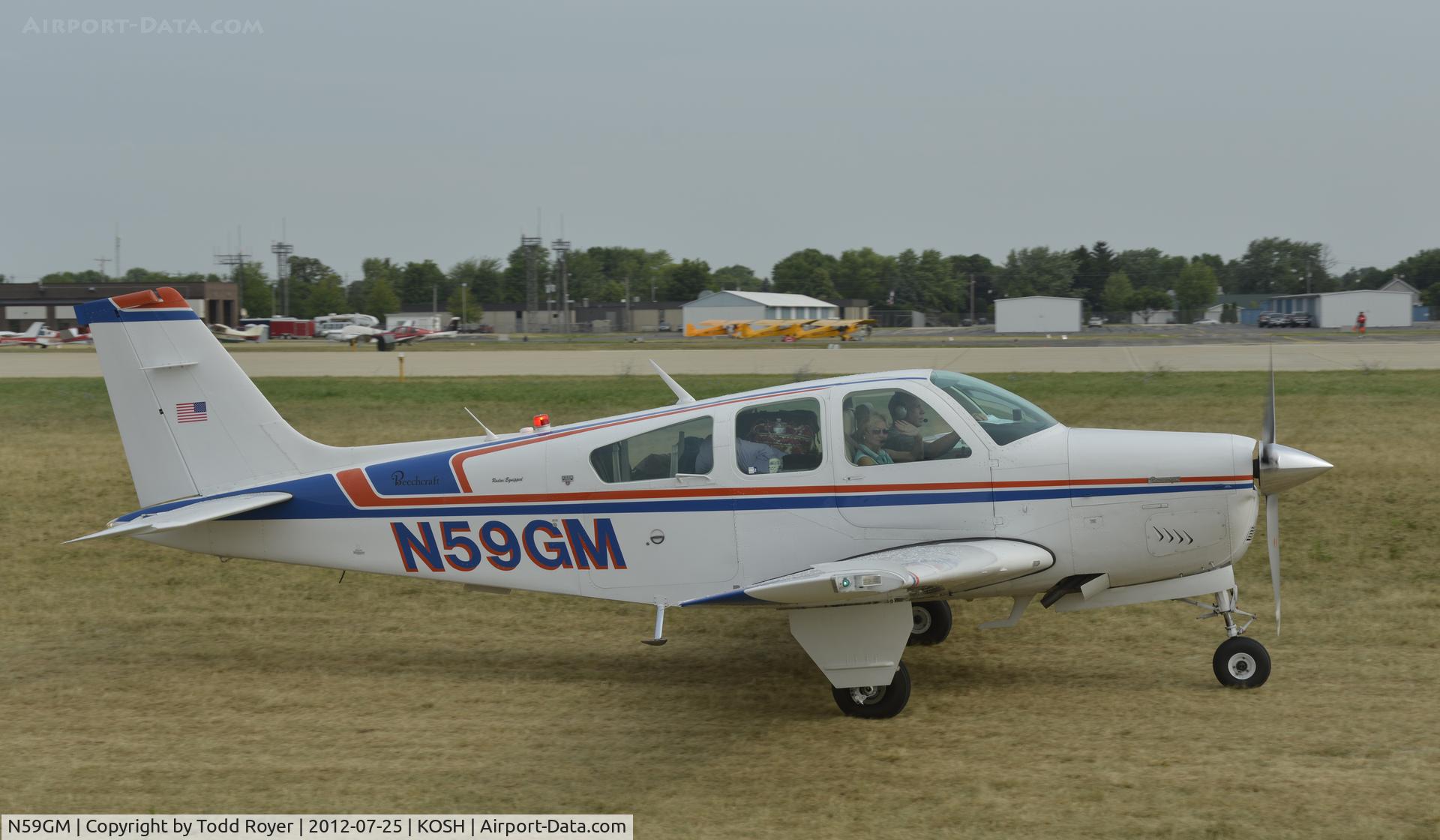 N59GM, 1981 Beech F33A Bonanza C/N CE-964, Airventure 2012