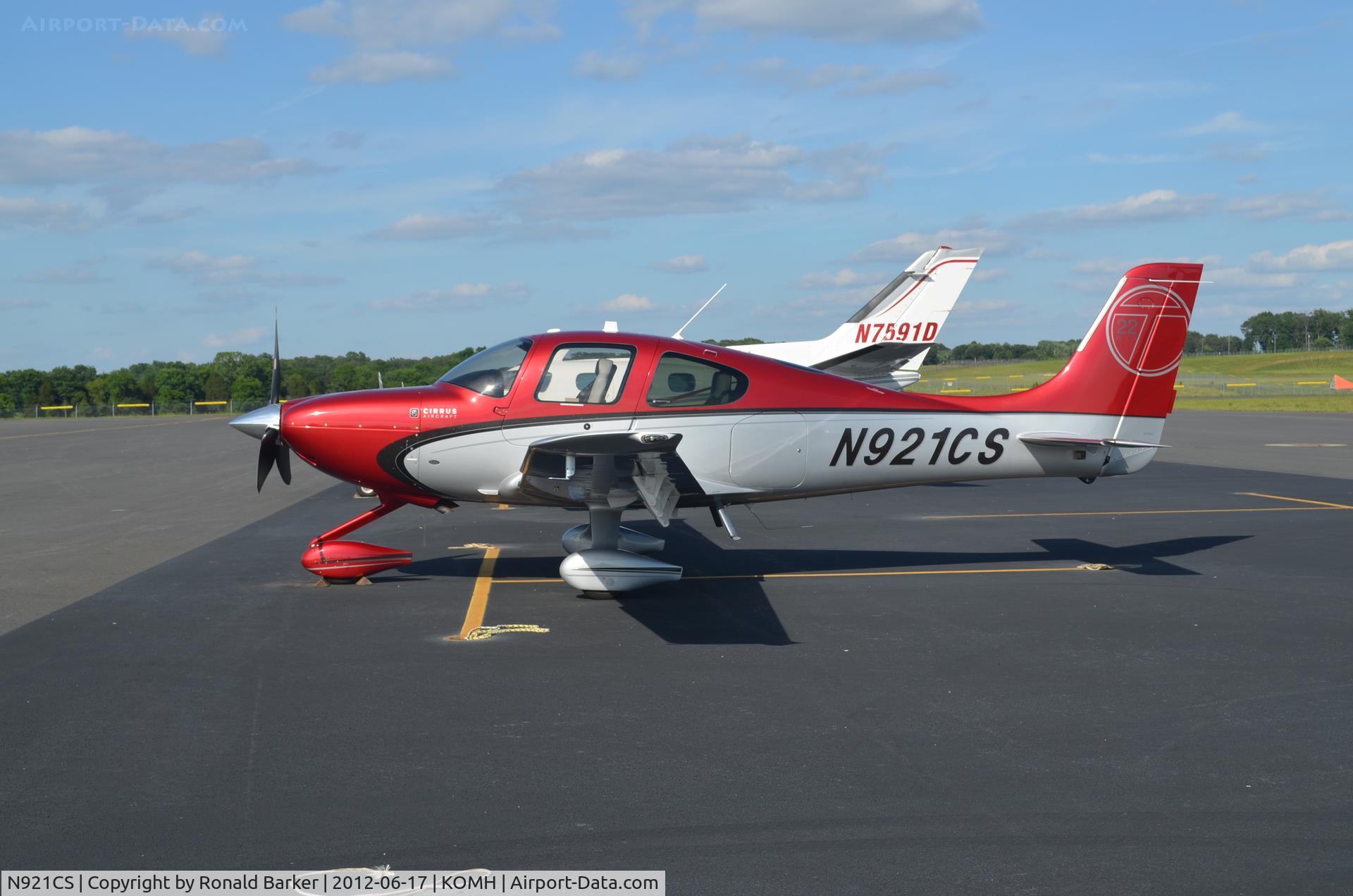 N921CS, Cirrus SR22T C/N 0287, Orange