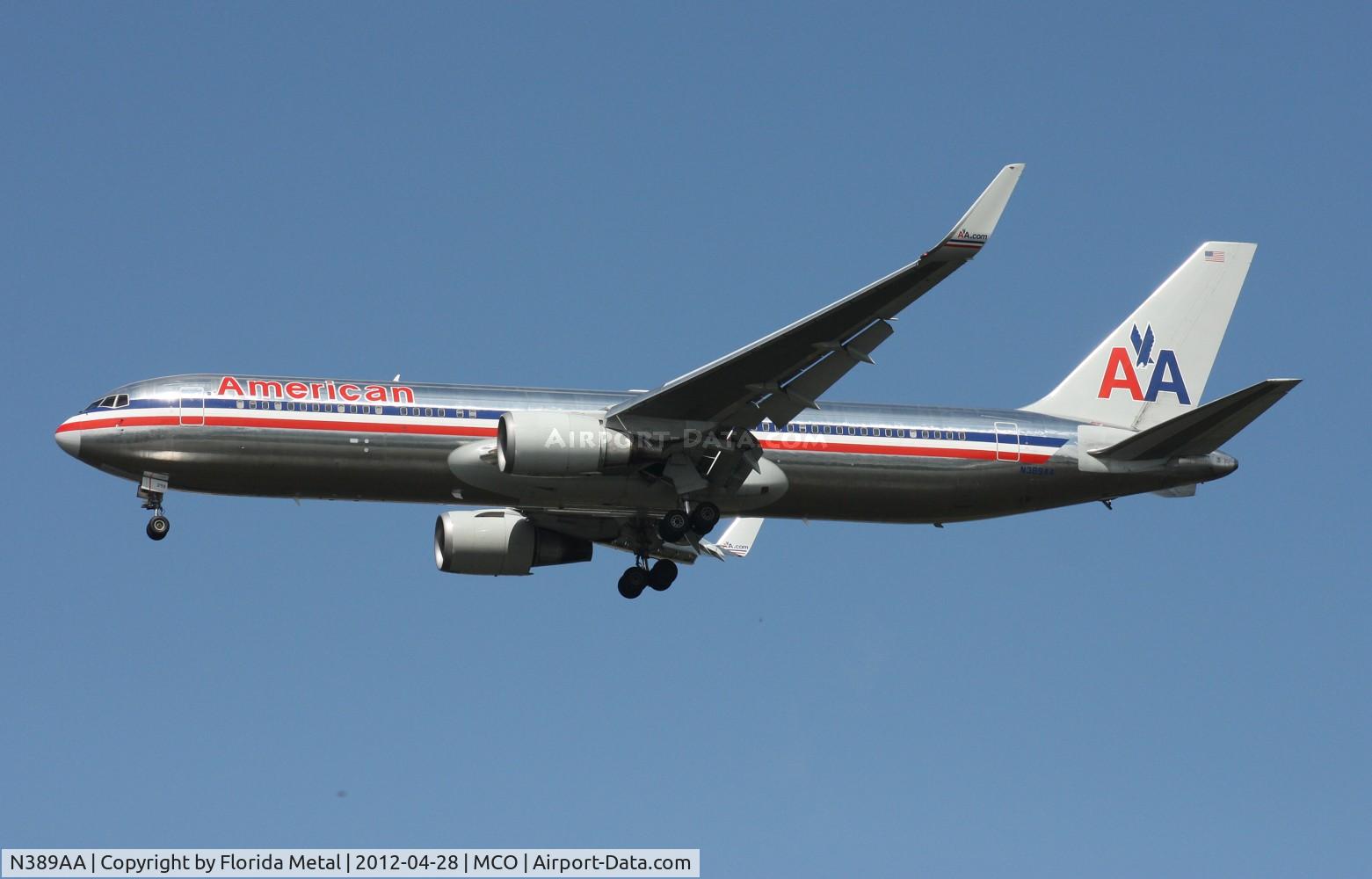 N389AA, 1994 Boeing 767-323 C/N 27449, American 767