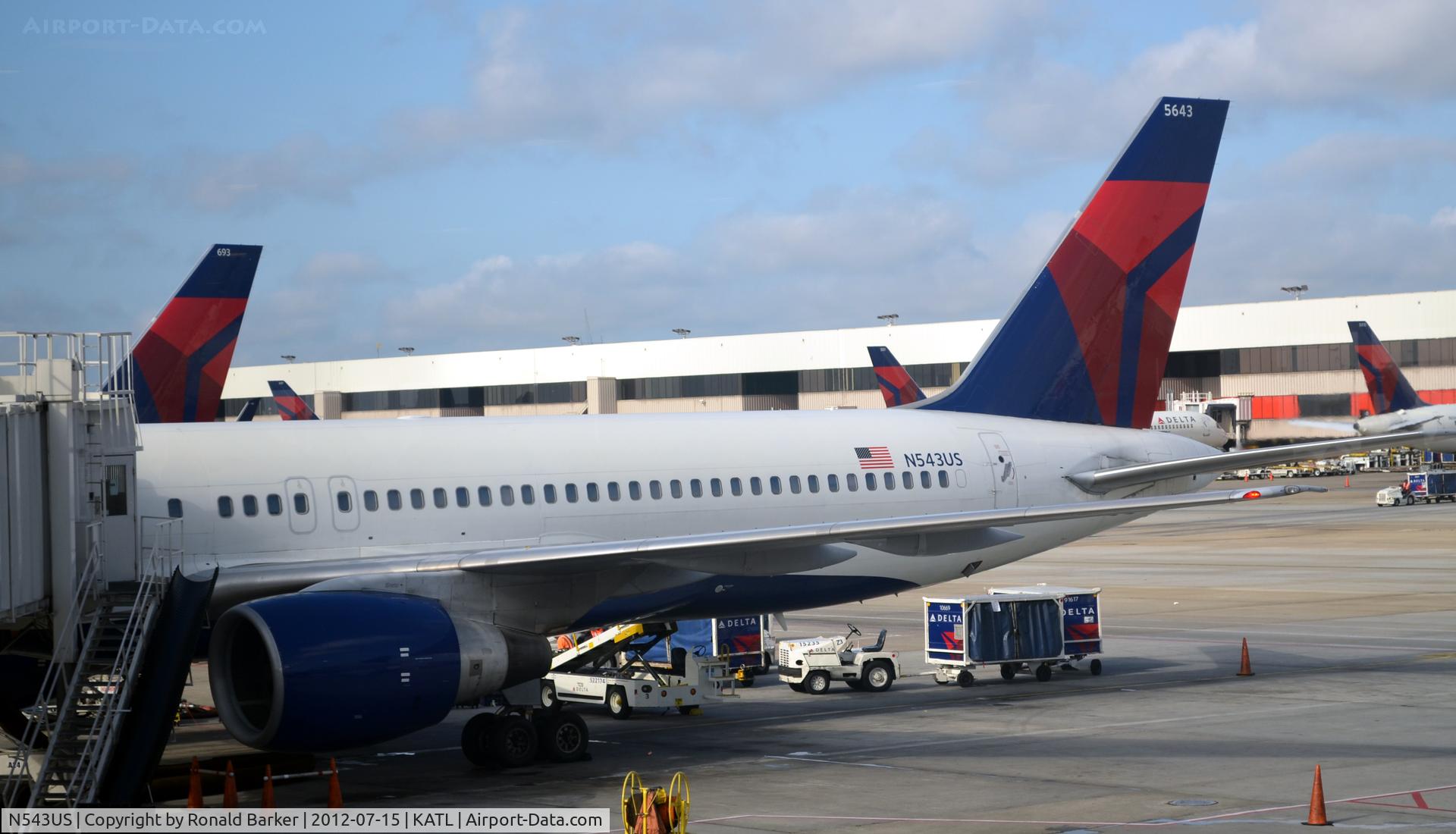 N543US, 1996 Boeing 757-251 C/N 26490, Atlanta