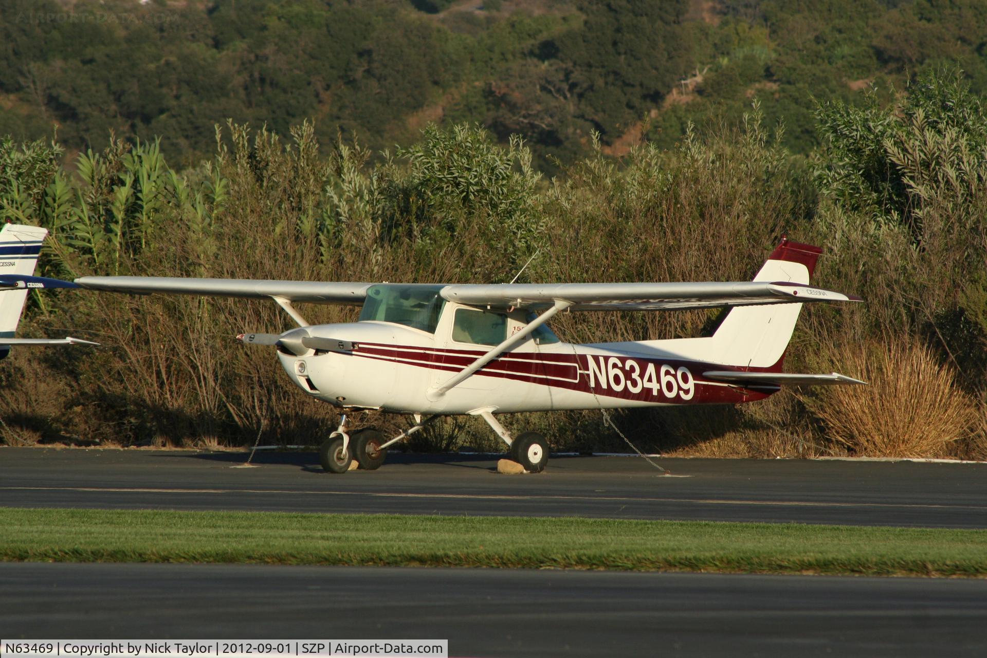 N63469, 1975 Cessna 150M C/N 15077339, Parked along the riverbank