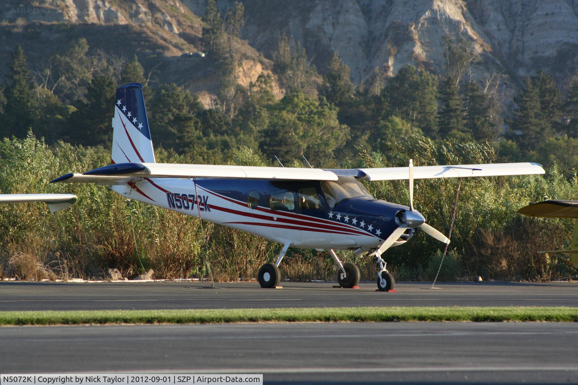 N5072K, 1967 Helio H-295-1200 Super Courier C/N 1251, Parked along the riverbank