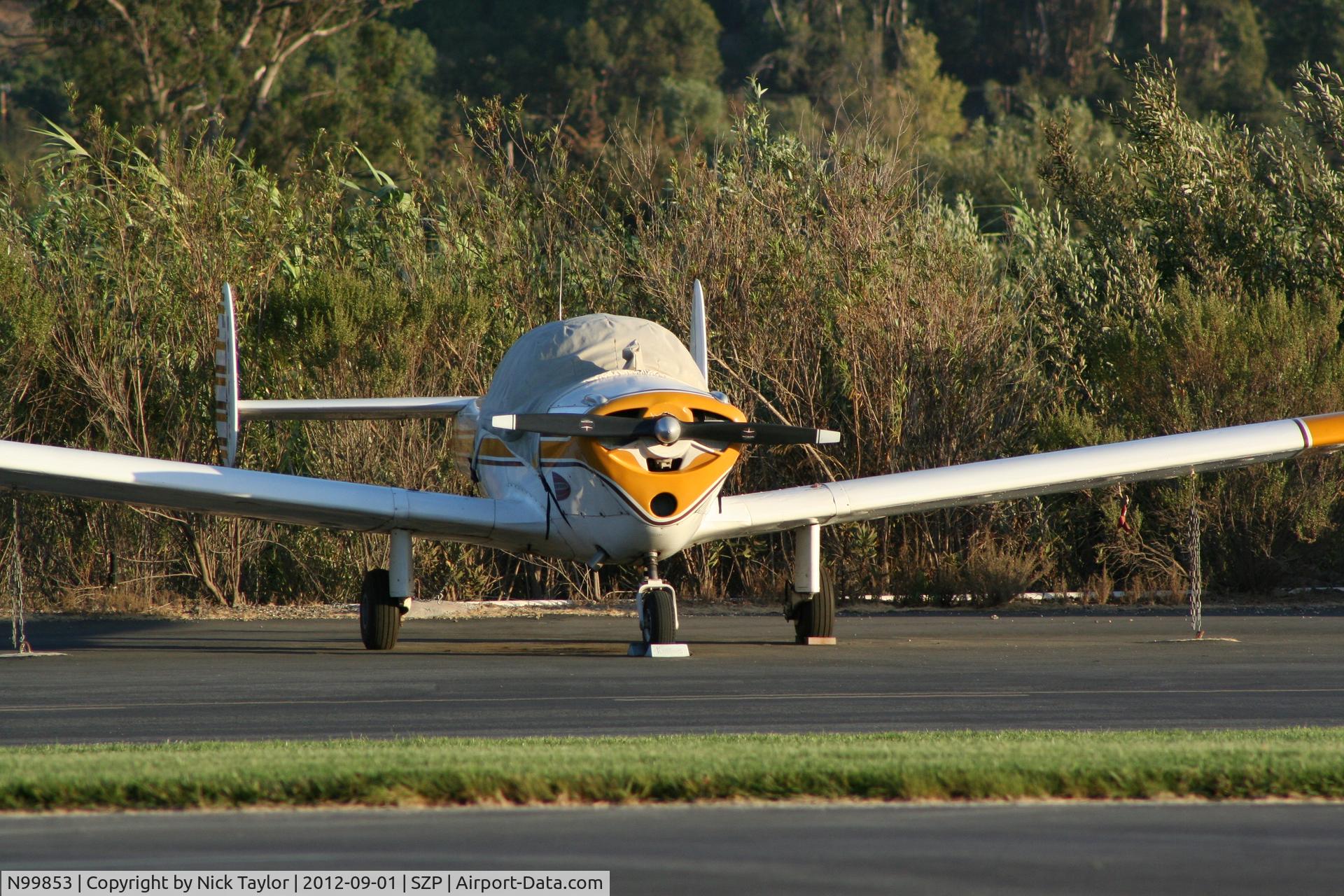 N99853, 1946 Erco 415C Ercoupe C/N 2476, Parked along the riverbank