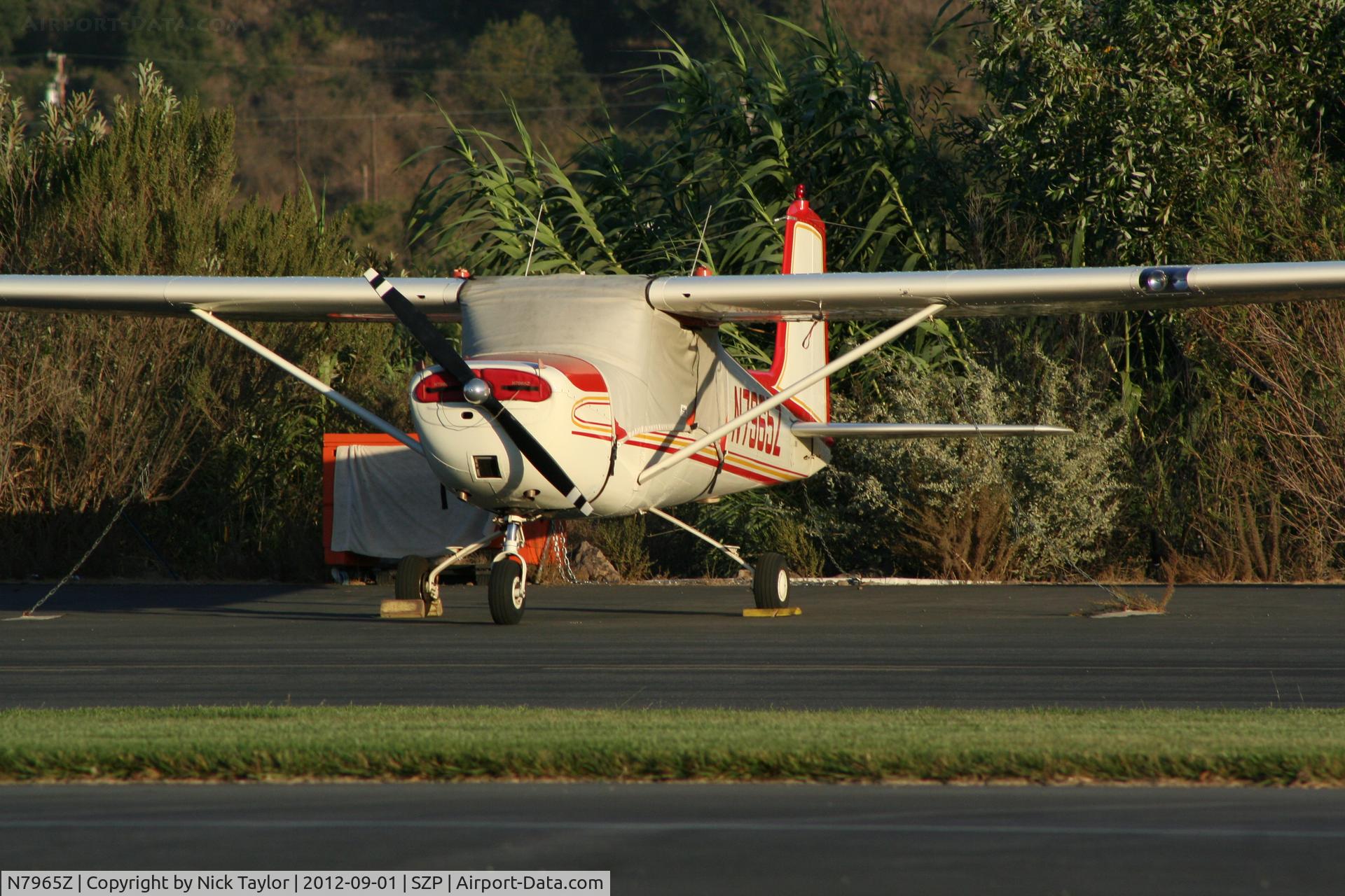 N7965Z, 1963 Cessna 150C C/N 15060065, Parked along the riverbank