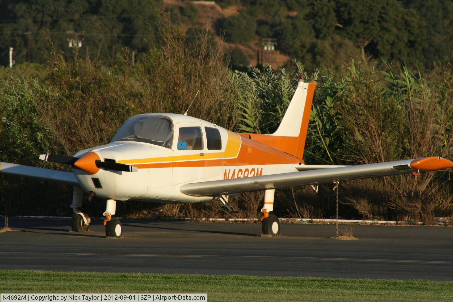 N4692M, 1978 Beech B19 Sport 150 C/N MB-893, Parked along the riverbank