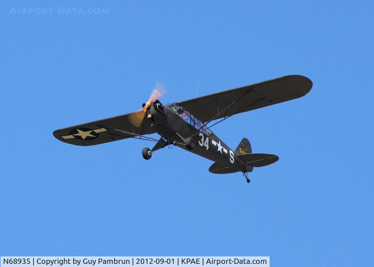 N68935, 1944 Piper J3C-65 Cub C/N 13695, Historic Flight Foundation 2012