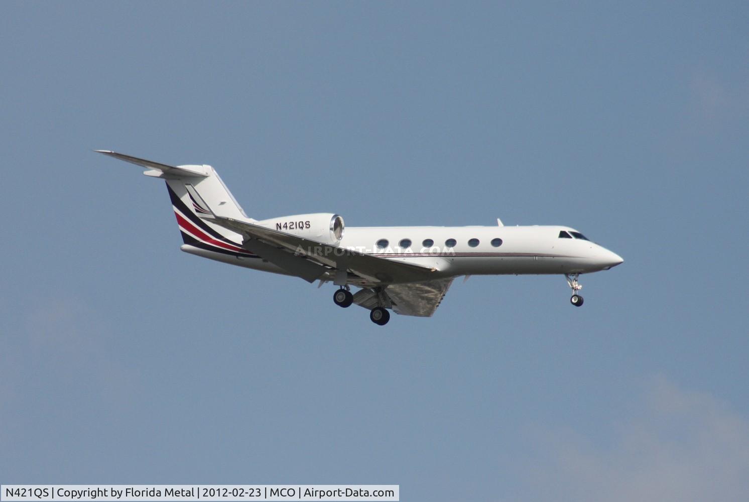 N421QS, 2008 Gulfstream Aerospace GIV-X (G450) C/N 4114, Net Jets G450