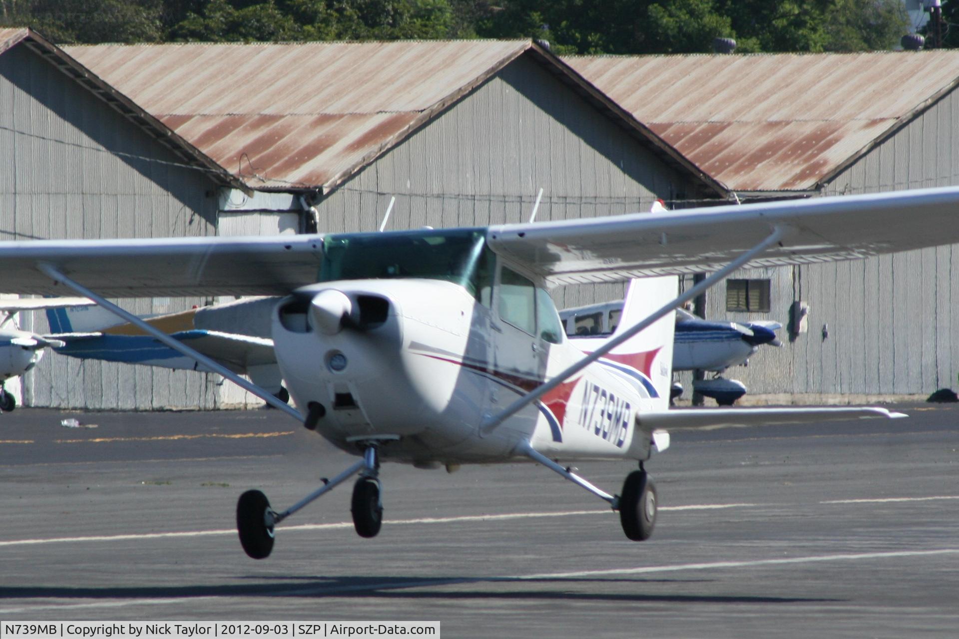 N739MB, 1978 Cessna 172N C/N 17270641, Taking off RWY 22