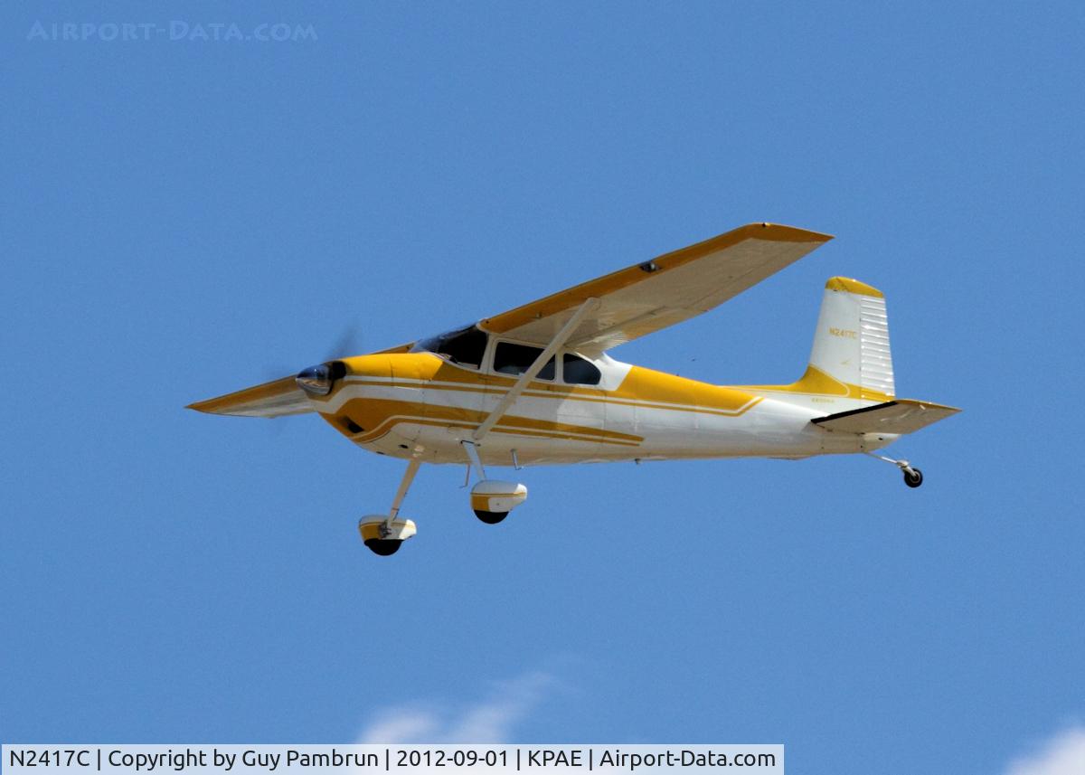 N2417C, 1954 Cessna 180 C/N 30717, Historic Flight Foundation 2012