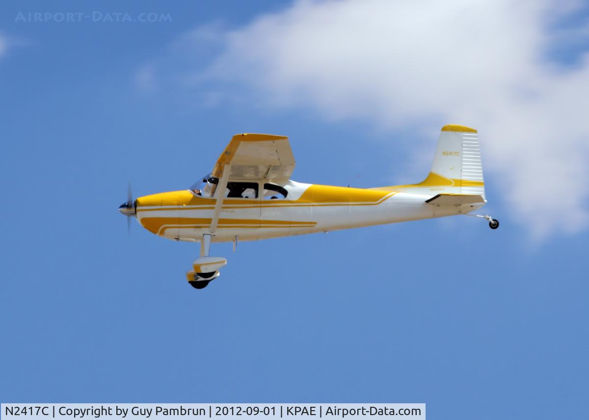 N2417C, 1954 Cessna 180 C/N 30717, Historic Flight Foundation 2012