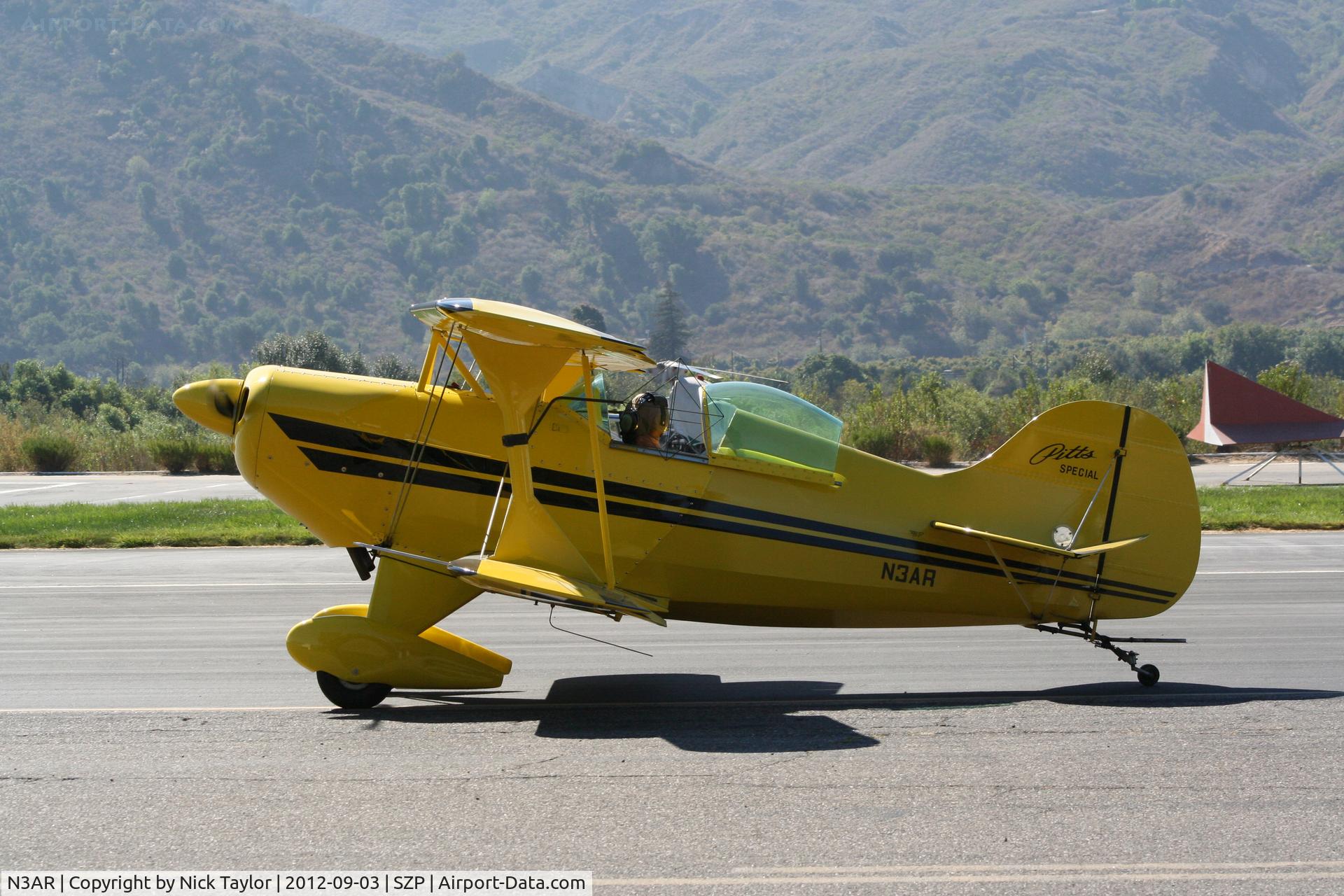 N3AR, 1974 Pitts S-1S Special C/N 10, Taxi back