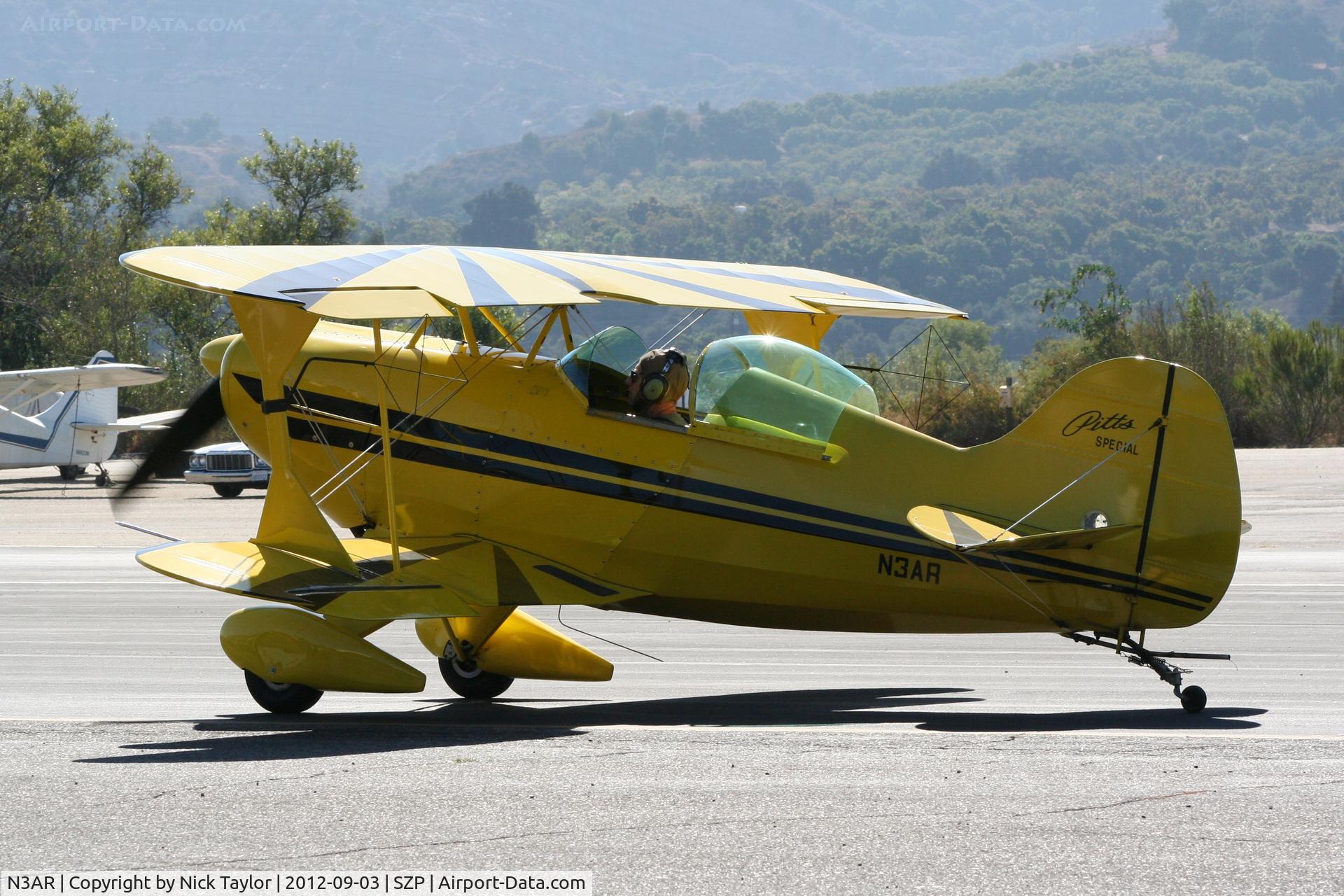 N3AR, 1974 Pitts S-1S Special C/N 10, Taxi back