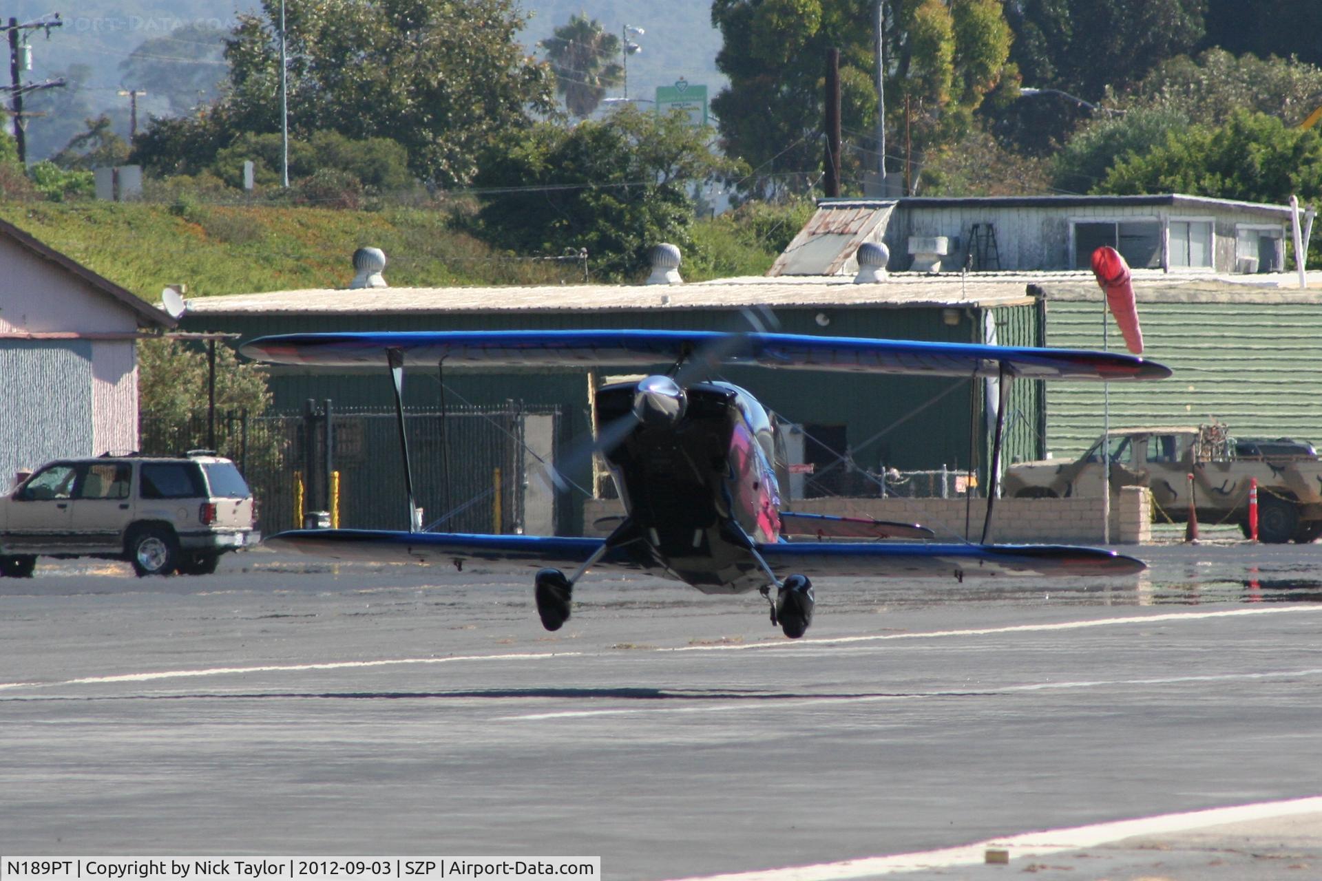 N189PT, 1993 Christen Eagle II C/N CIAGLIA 0001, Landing