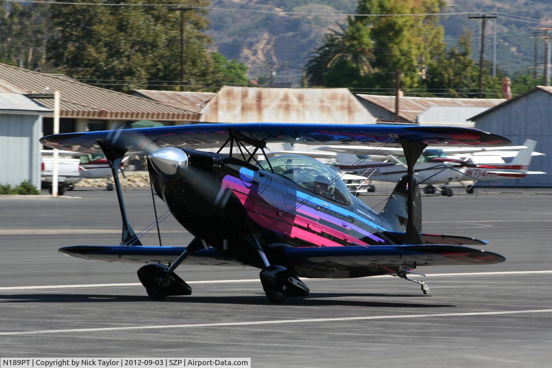 N189PT, 1993 Christen Eagle II C/N CIAGLIA 0001, Landing