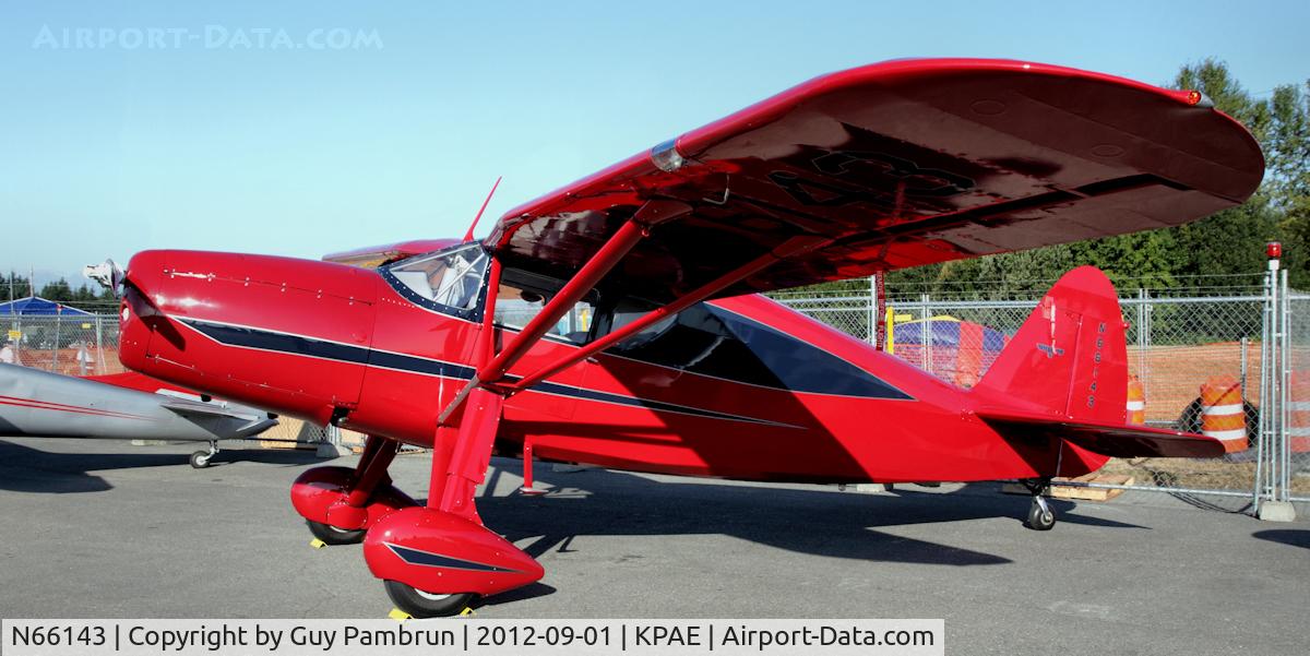 N66143, 1941 Fairchild 24W-41A C/N W41A-240, Historic Flight Foundation 2012