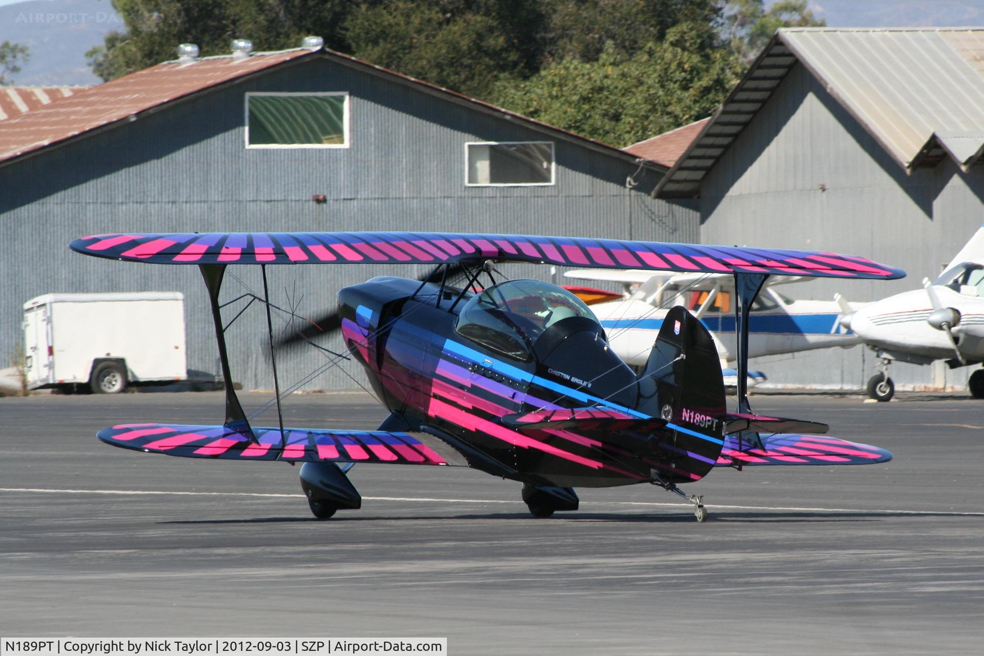 N189PT, 1993 Christen Eagle II C/N CIAGLIA 0001, Landing