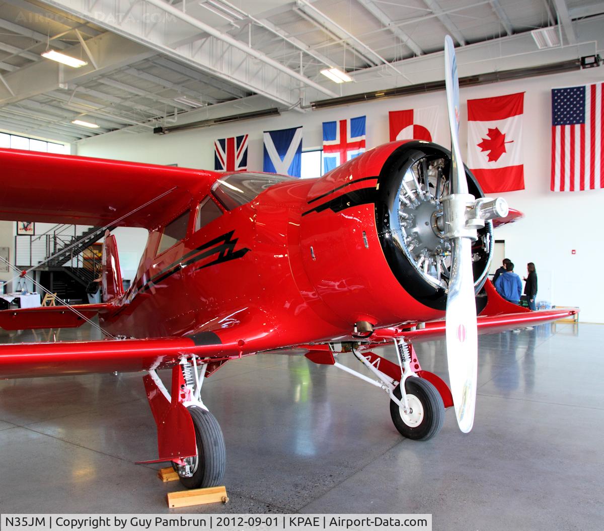 N35JM, 1944 Beech D17S Staggerwing C/N 6914, Historic Flight Foundation 2012