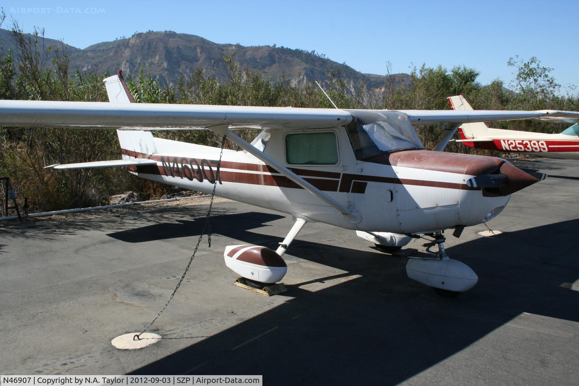 N46907, 1979 Cessna 152 C/N 15283137, Parked along the river