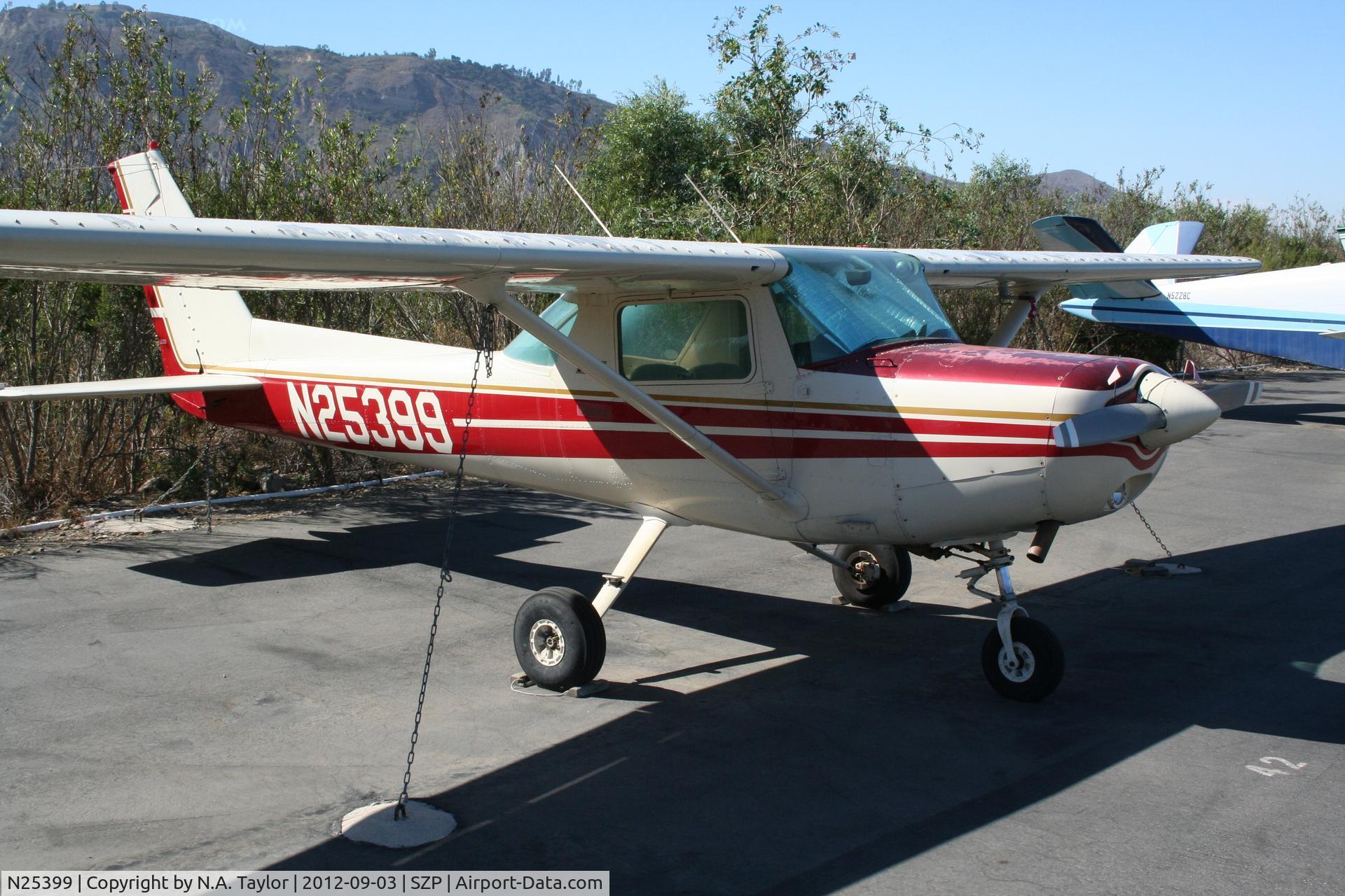 N25399, 1977 Cessna 152 C/N 15280633, Parked along the river