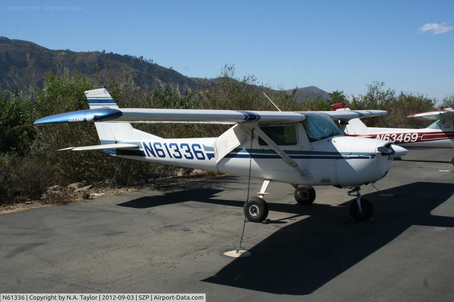 N61336, 1969 Cessna 150J C/N 15070973, Parked along the river