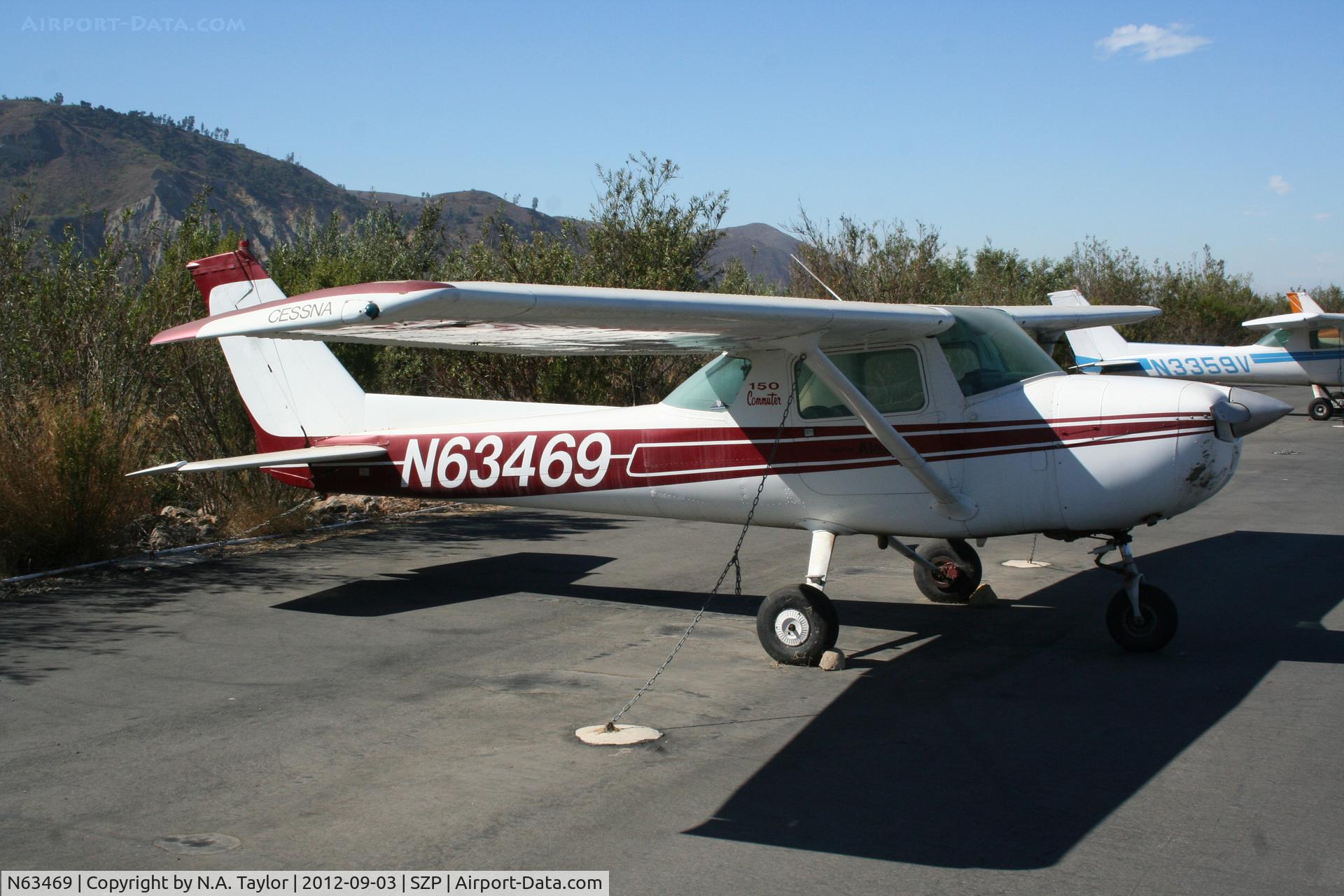 N63469, 1975 Cessna 150M C/N 15077339, Parked along the river