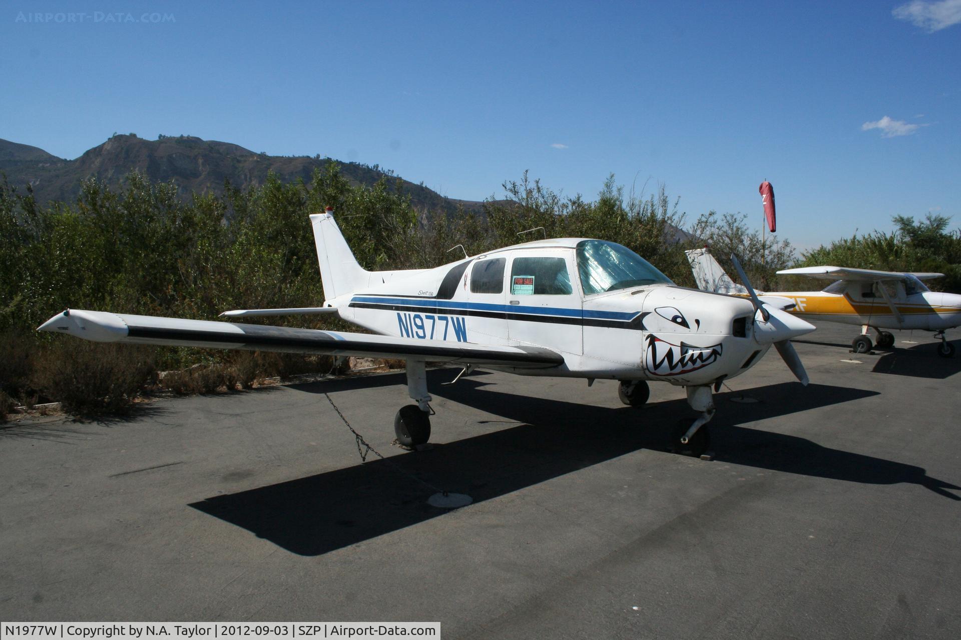 N1977W, 1974 Beech B19 Sport 150 C/N MB-655, Parked along the river