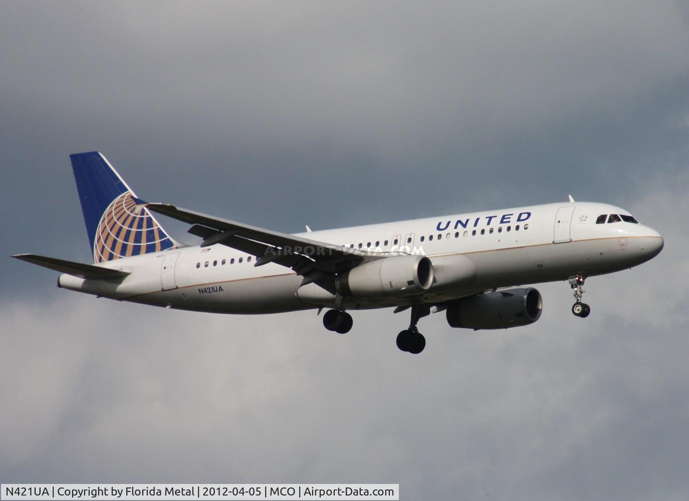 N421UA, 1994 Airbus A320-232 C/N 500, United A320