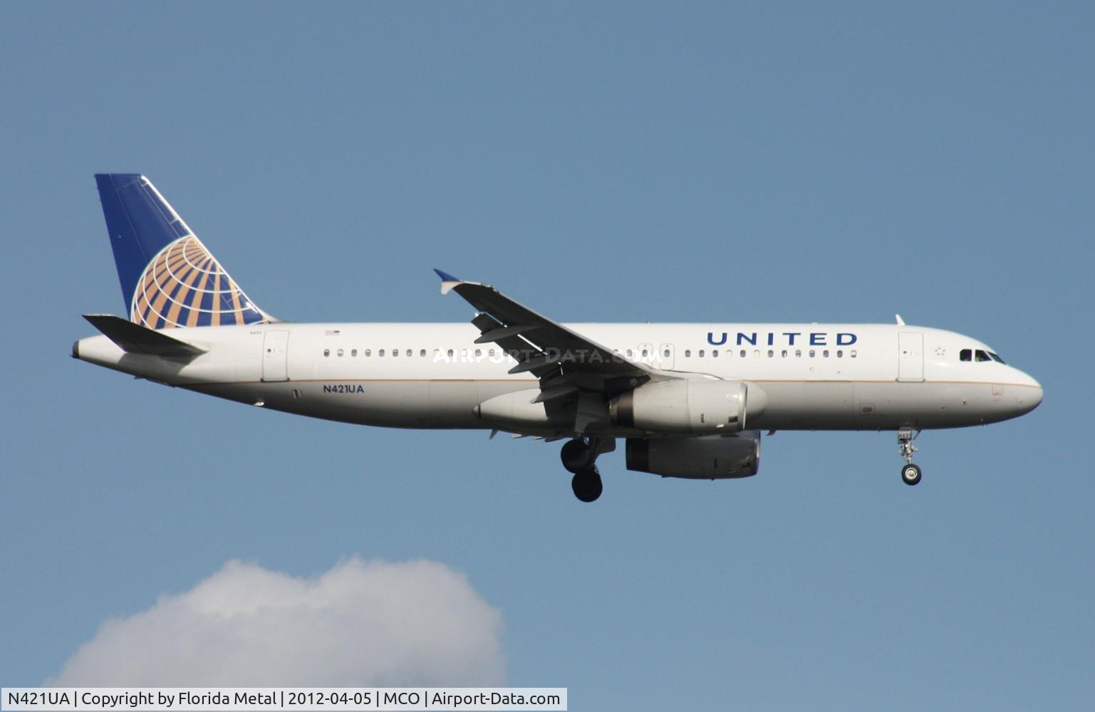 N421UA, 1994 Airbus A320-232 C/N 500, United A320