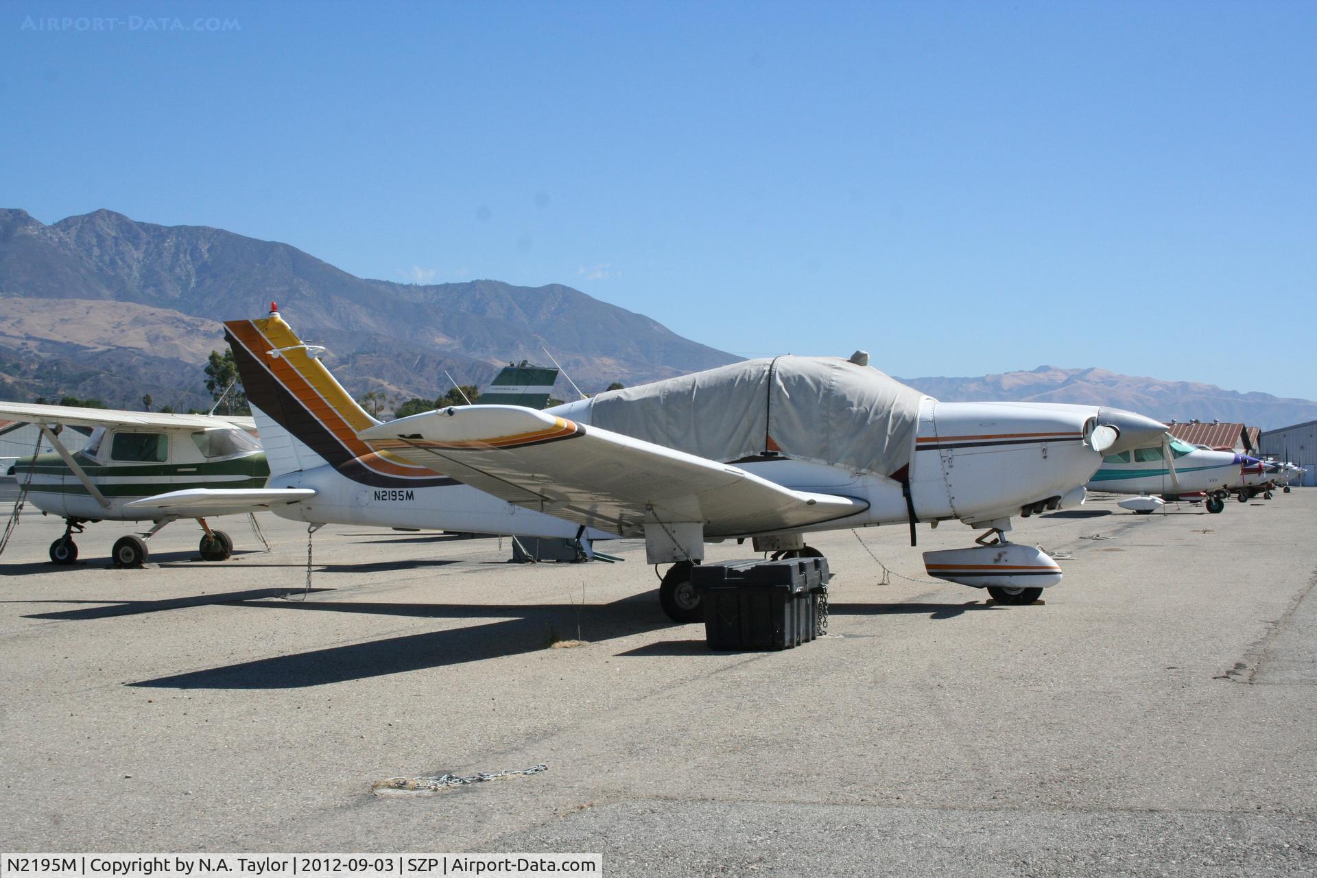 N2195M, 1979 Piper PA-28-236 Dakota C/N 28-7911090, Parked