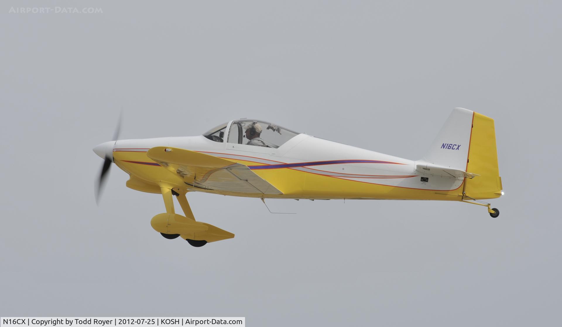 N16CX, 2004 Vans RV-6 C/N 23159, Departing Airventure 2012