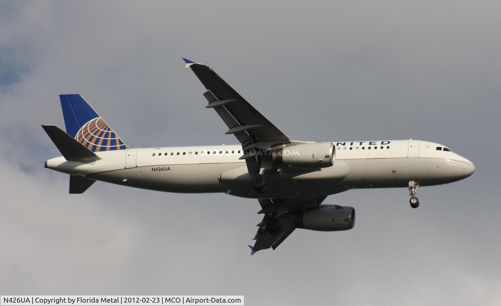 N426UA, 1995 Airbus A320-232 C/N 510, United A320