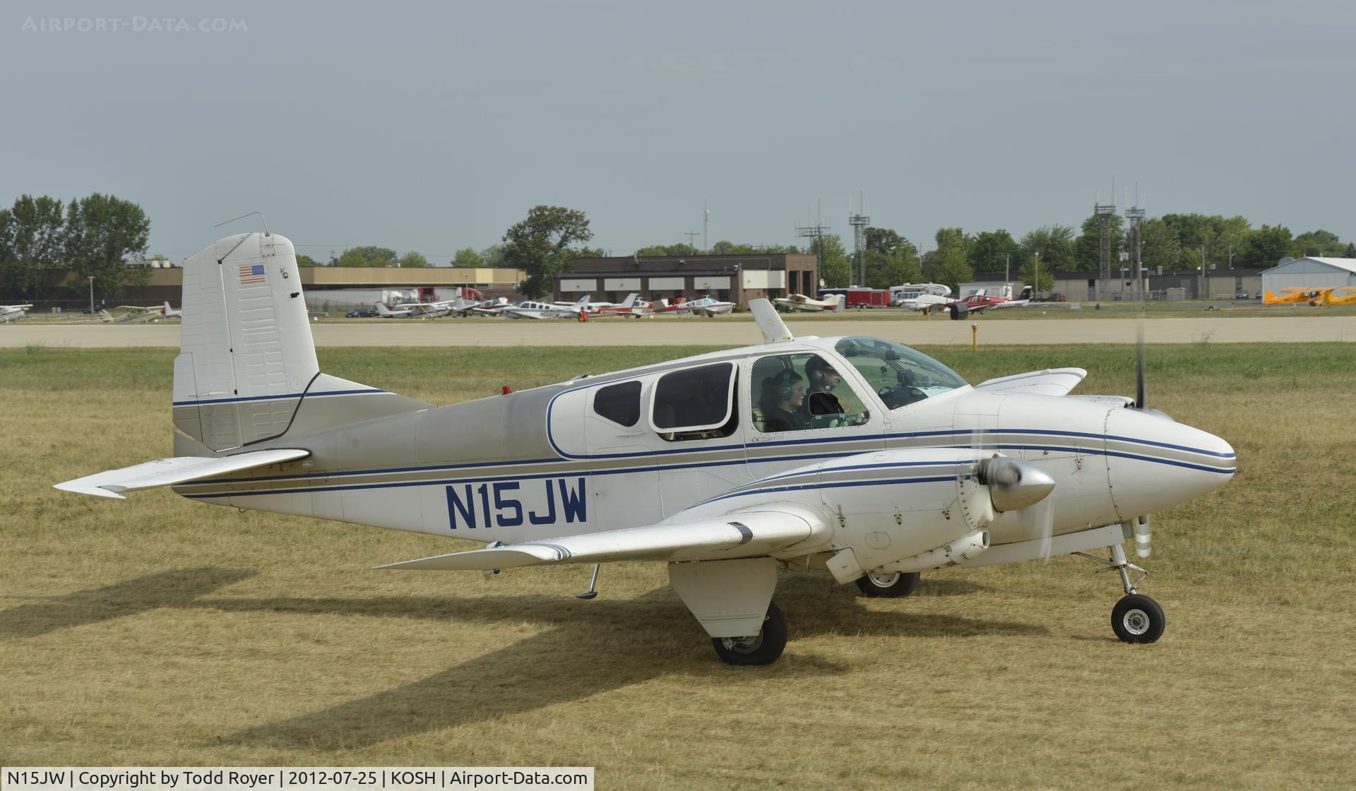 N15JW, 1959 Beech 95 Travel Air C/N TD-225, Airventure 2012